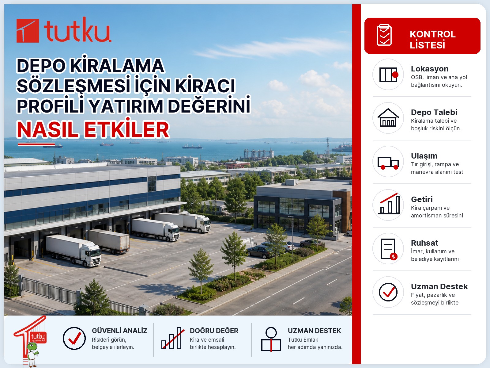 Depo kiralama sözleşmesi için kiracı profili yatırım değerini nasıl etkiler?