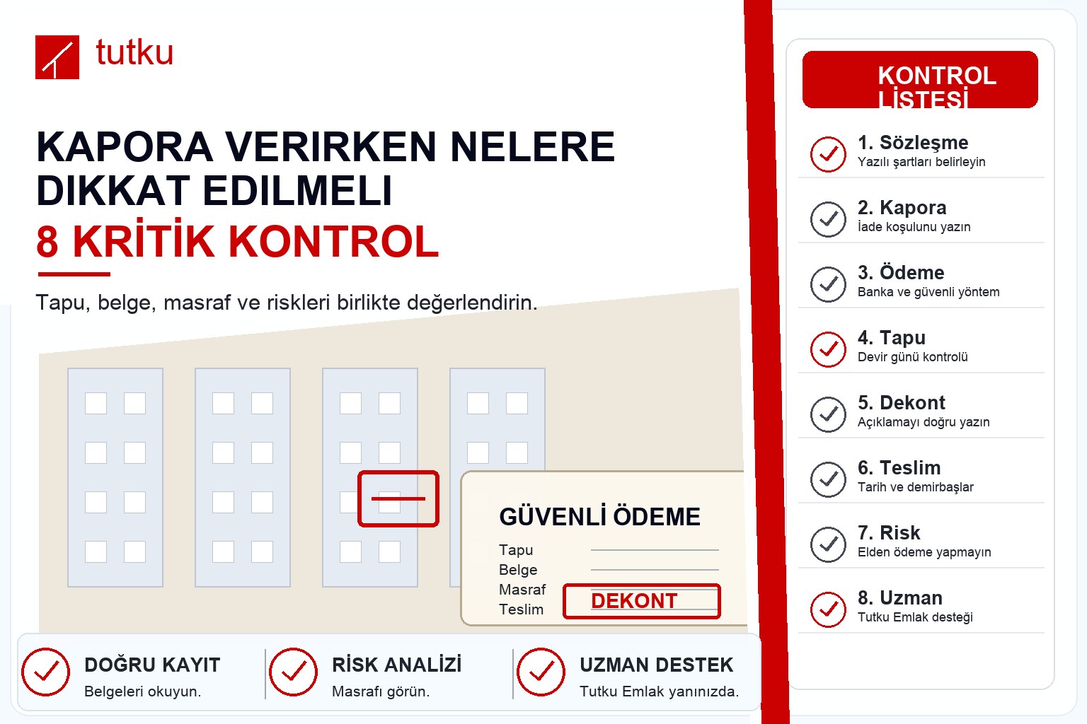 Kapora verirken nelere dikkat edilmeli?