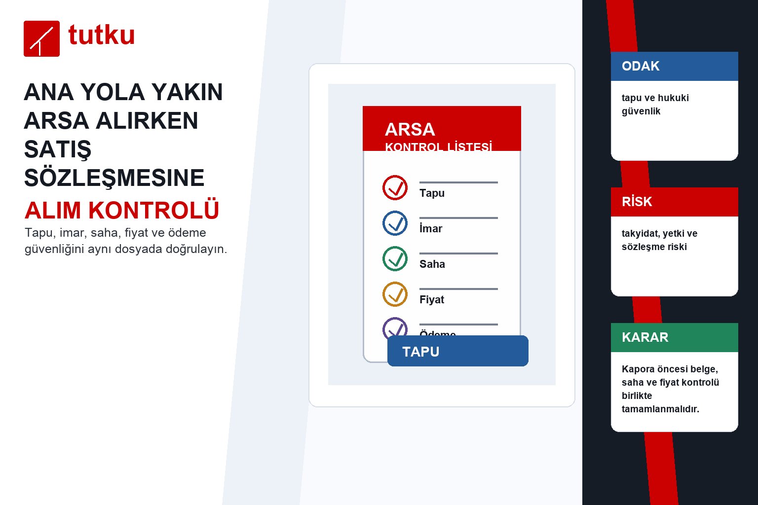Ana yola yakın arsa alırken satış sözleşmesine hangi şartlar yazılmalı?
