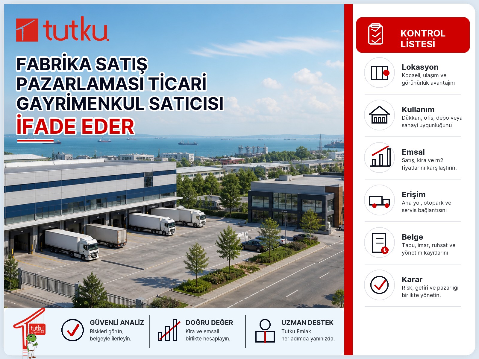 Fabrika satış pazarlaması ticari gayrimenkul satıcısı için ne ifade eder?