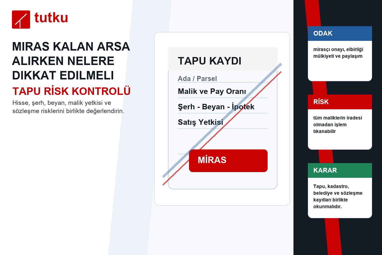 Miras kalan arsa alırken nelere dikkat edilmeli?