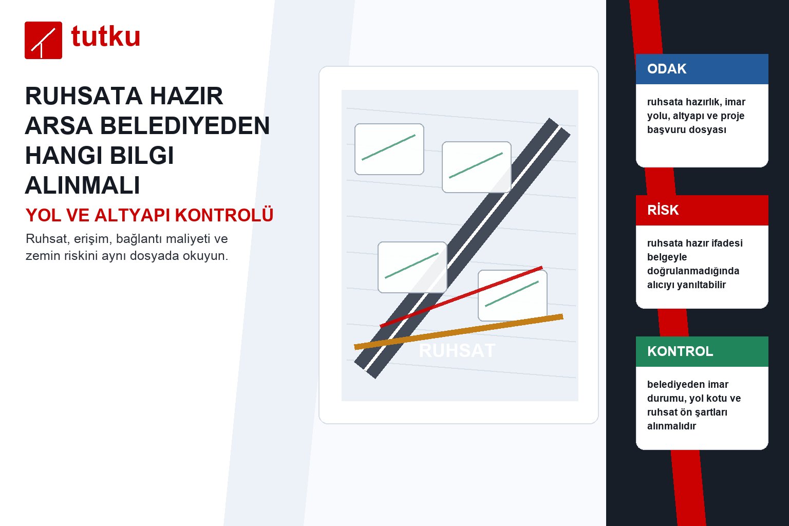 Ruhsata hazır arsa belediyeden hangi bilgi alınmalı?