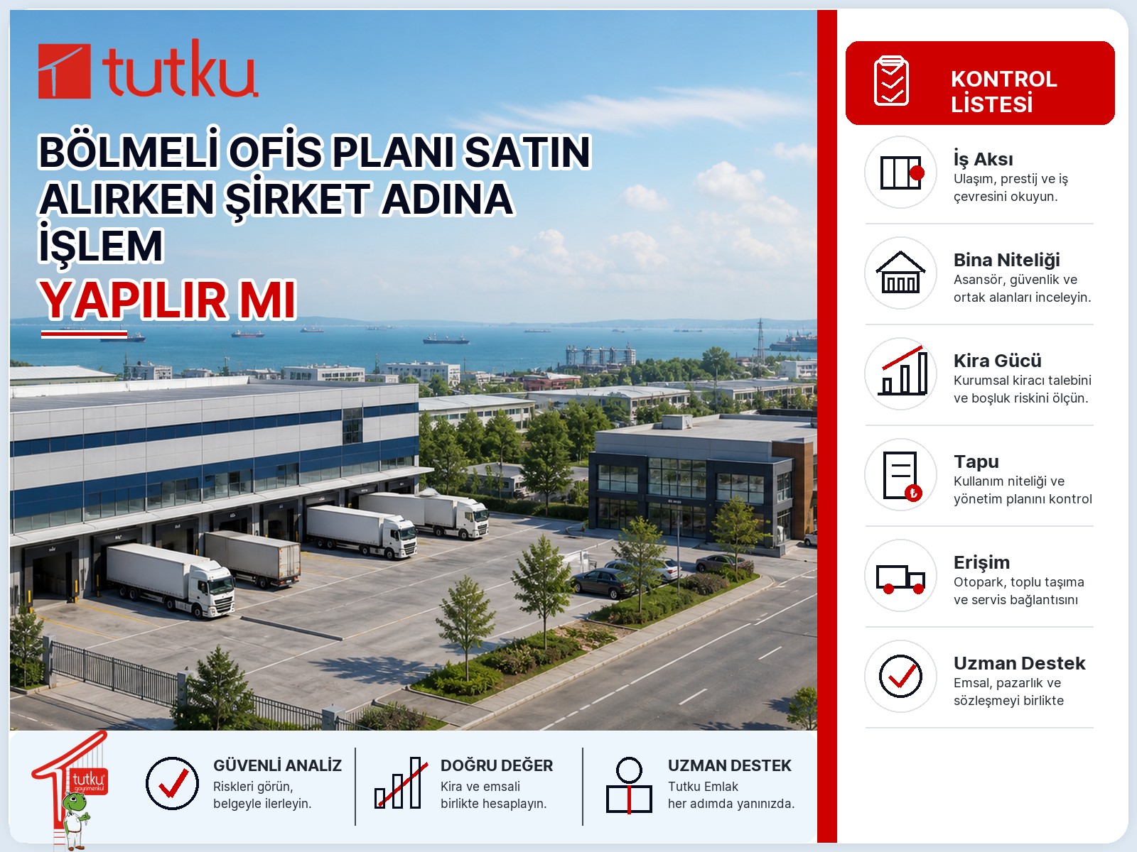 Bölmeli ofis planı satın alırken şirket adına işlem yapılır mı?