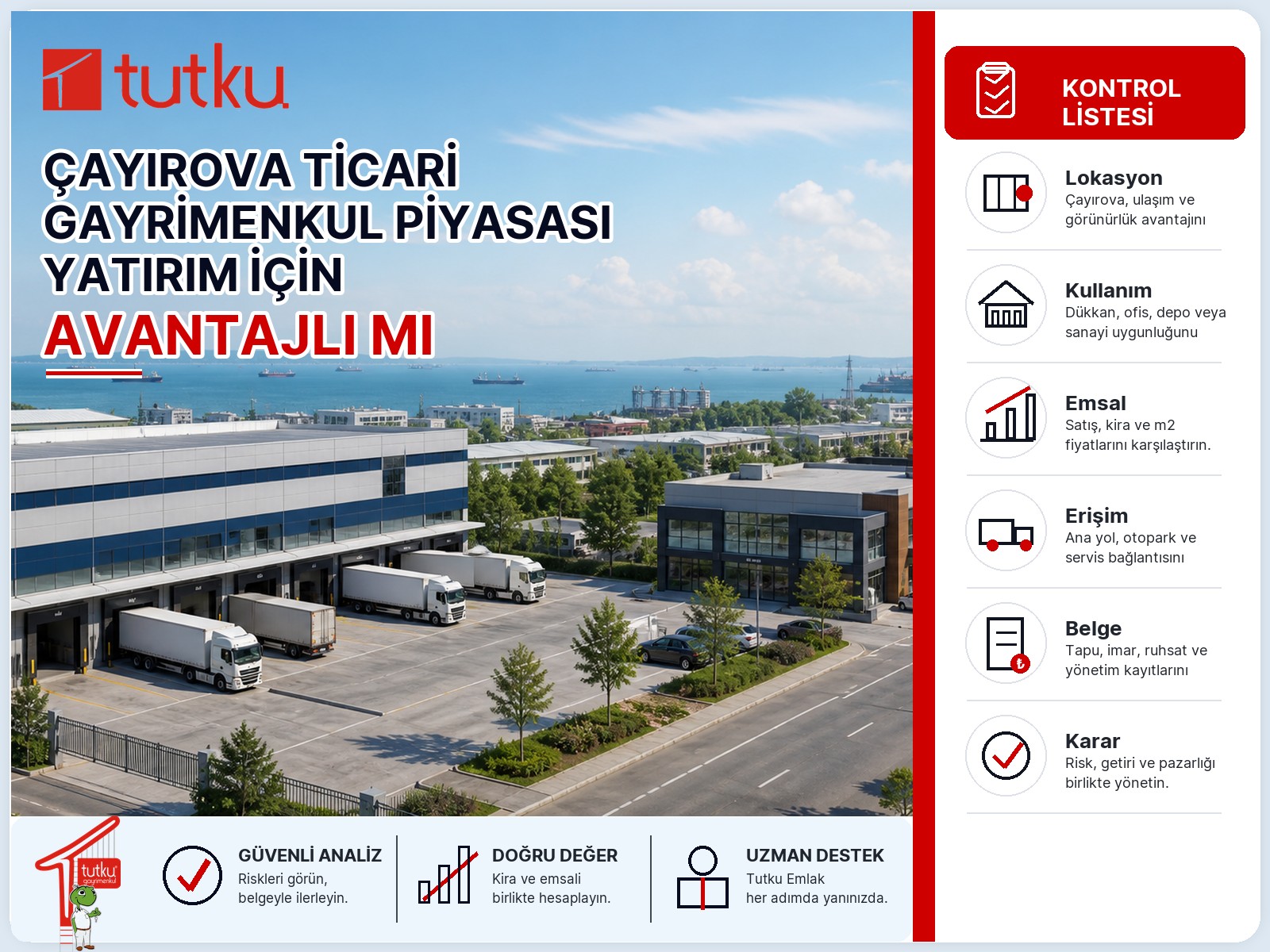 Çayırova ticari gayrimenkul piyasası yatırım için avantajlı mı?