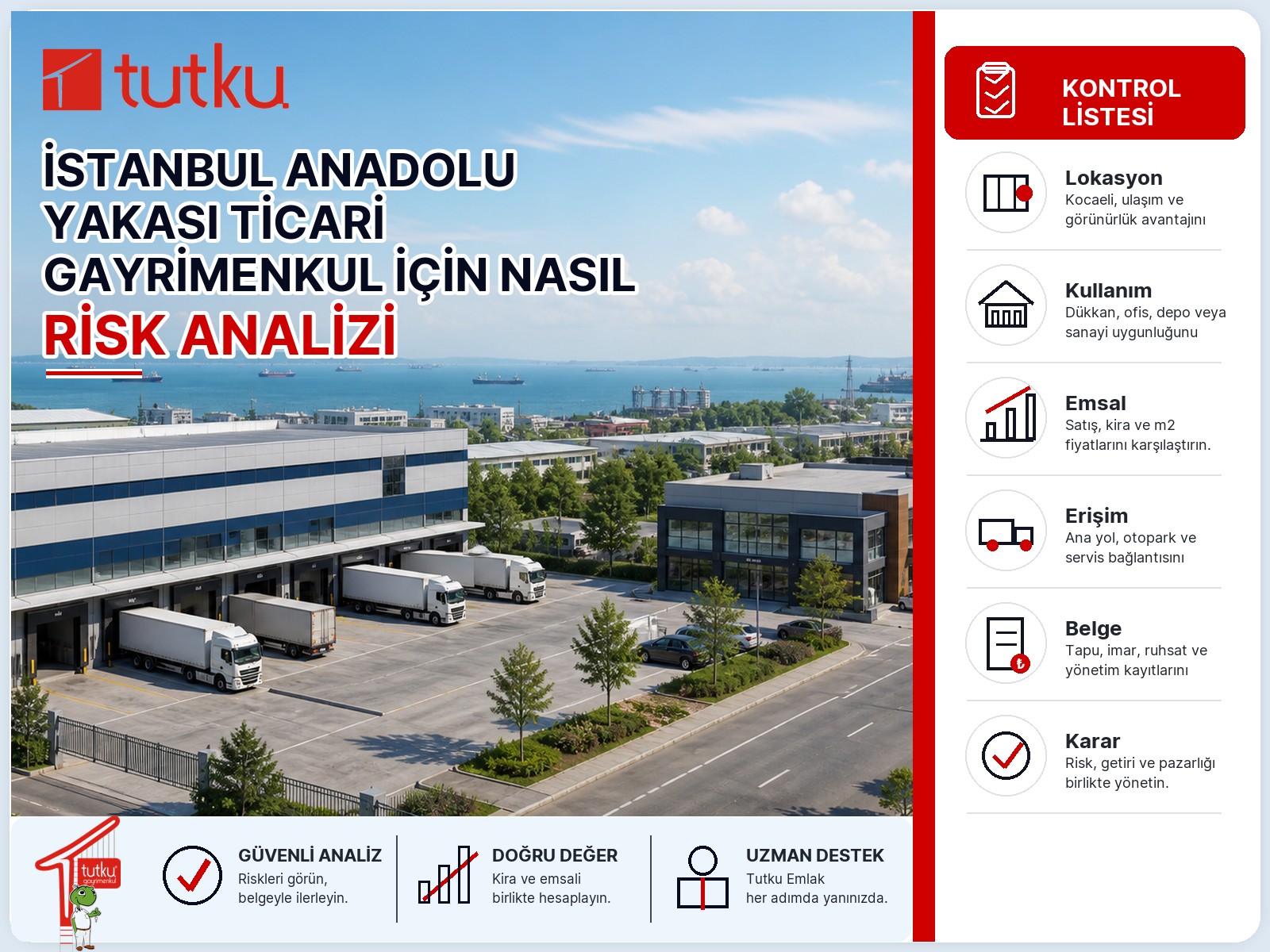 İstanbul Anadolu yakası ticari gayrimenkul için risk analizi nasıl yapılmalı?