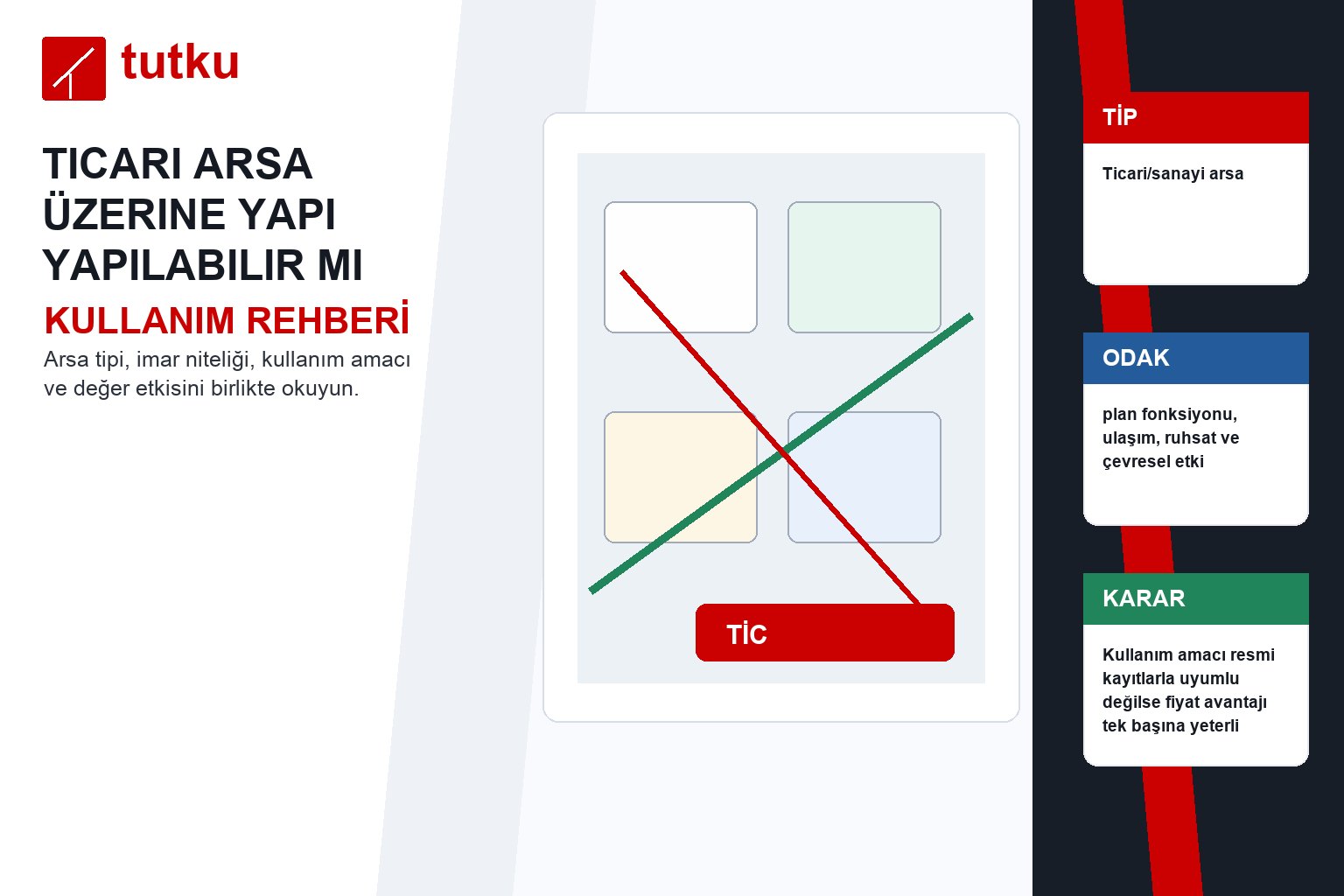 Ticari arsa üzerine yapı yapılabilir mi?
