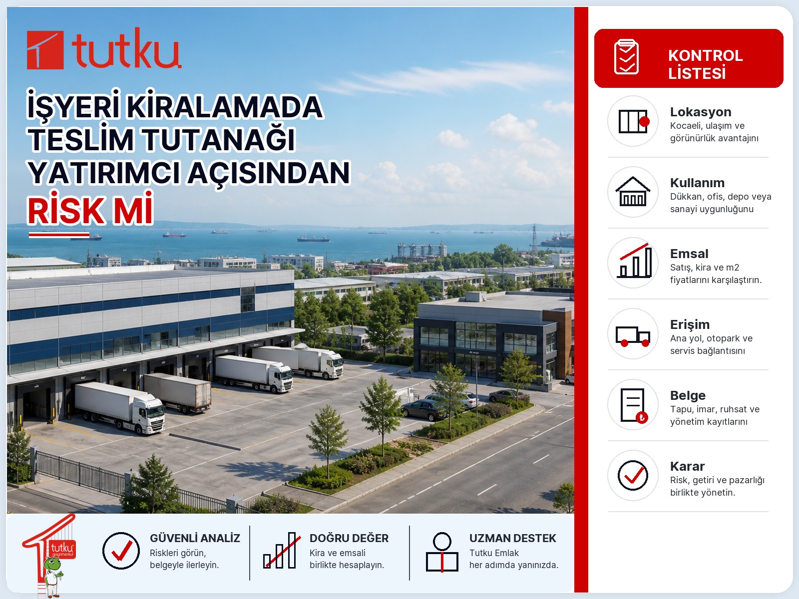 İşyeri kiralamada teslim tutanağı yatırımcı açısından fırsat mı risk mi?