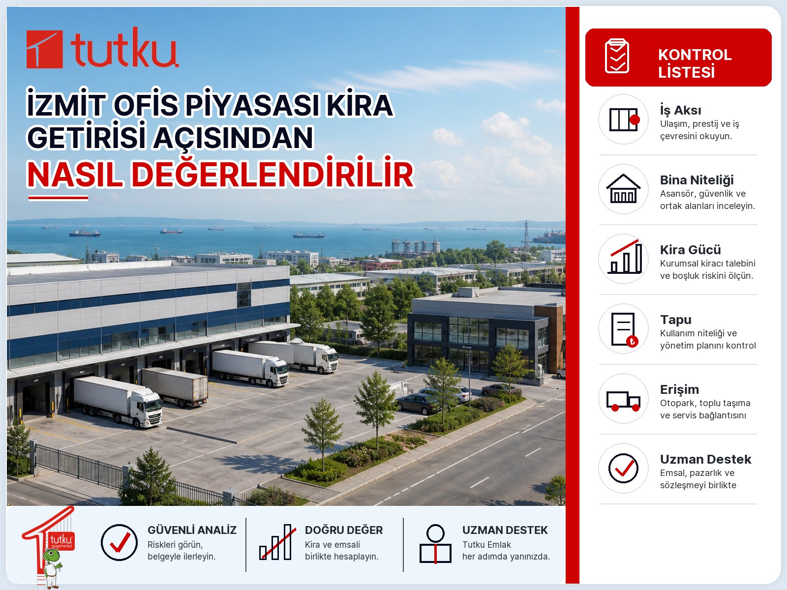 İzmit ofis piyasası kira getirisi açısından nasıl değerlendirilir?