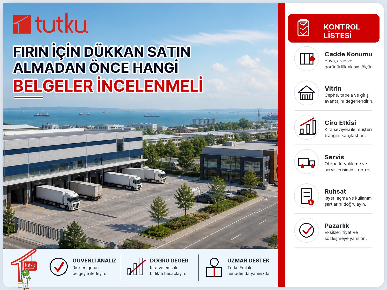 Fırın için dükkan satın almadan önce hangi belgeler incelenmeli?