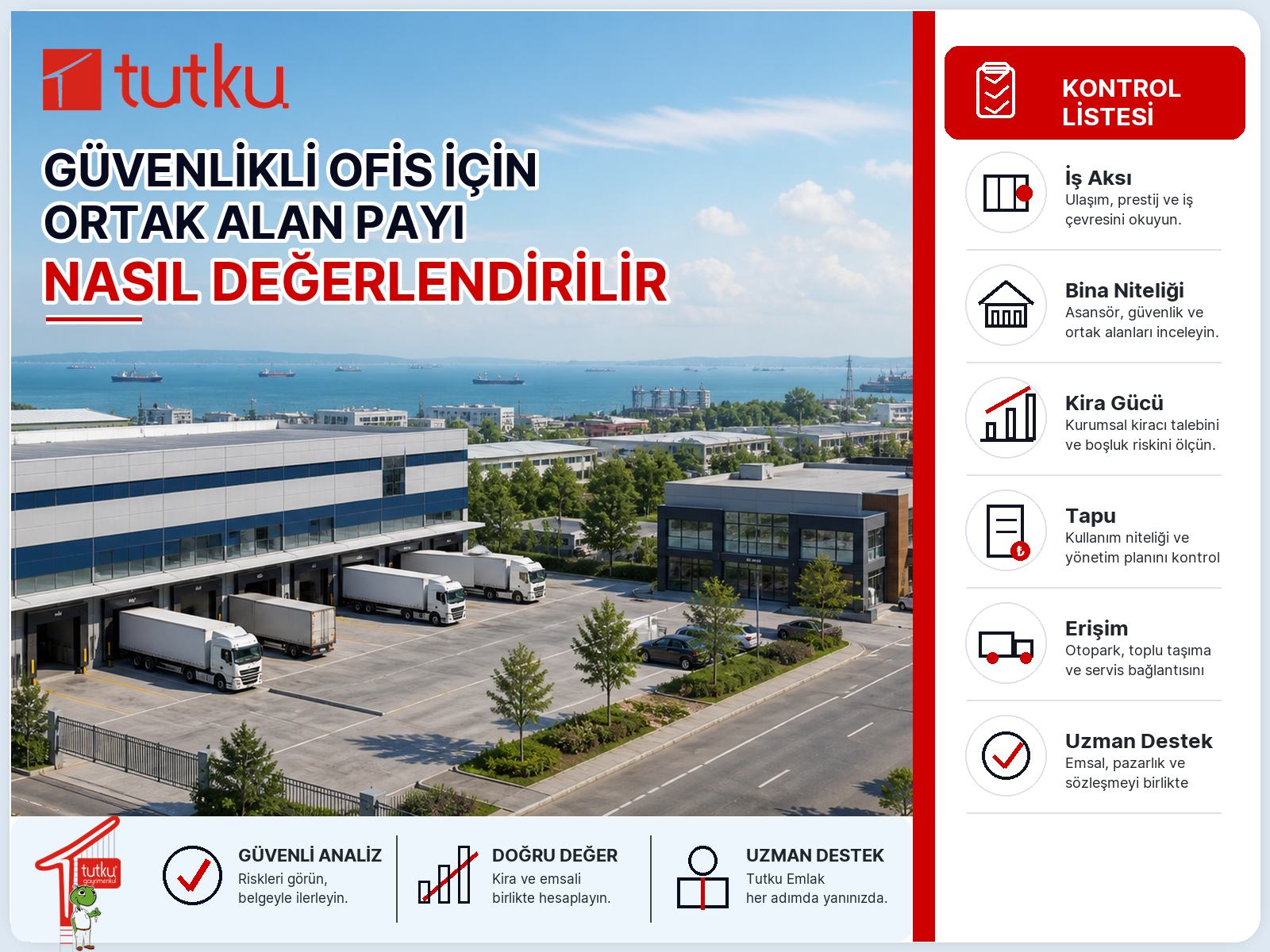 Güvenlikli ofis için ortak alan payı nasıl değerlendirilir?