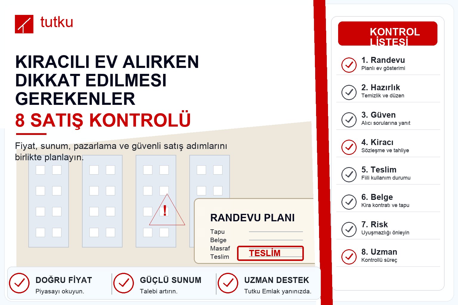 Kiracılı ev alırken dikkat edilmesi gerekenler