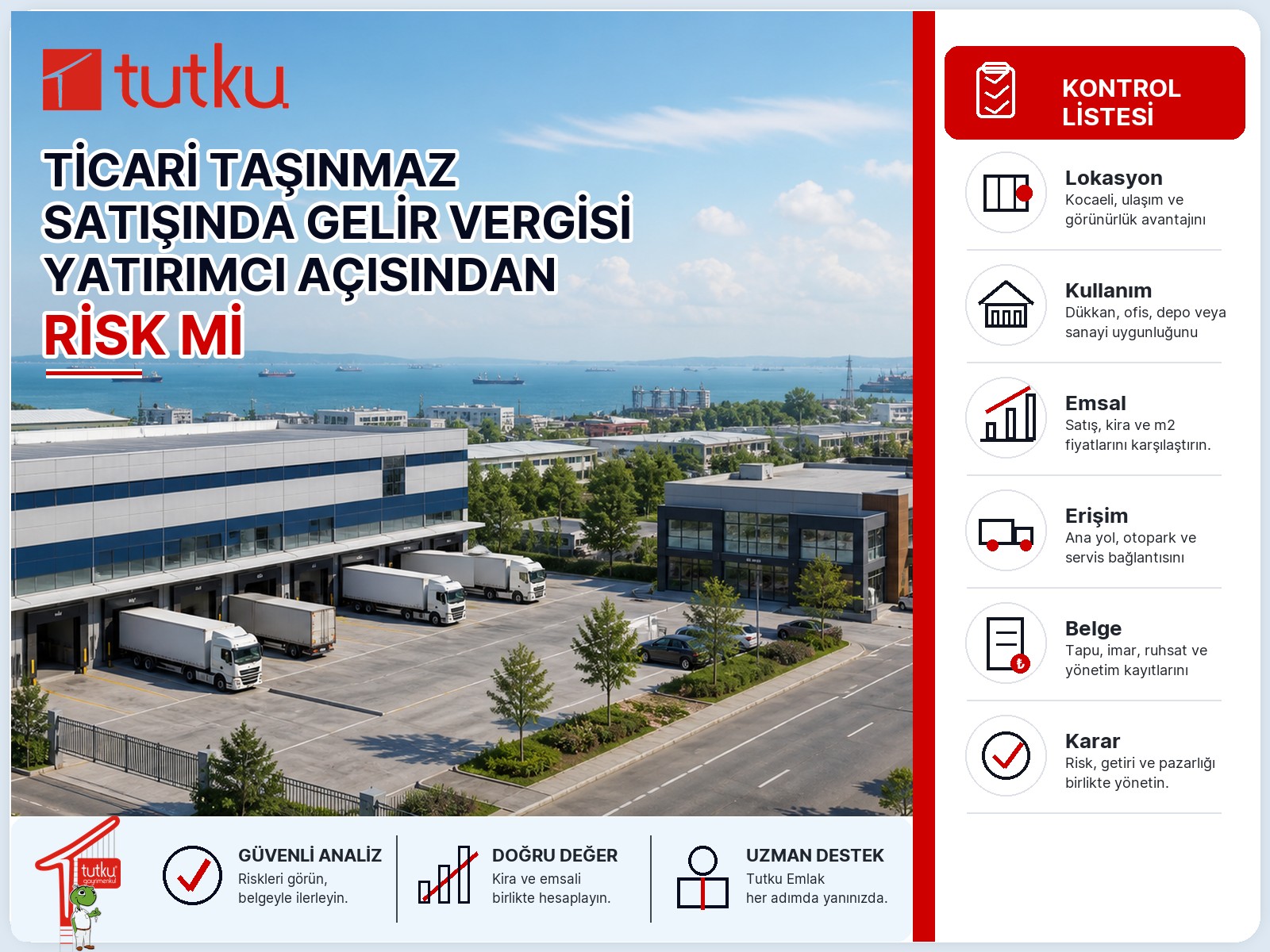 Ticari taşınmaz satışında gelir vergisi yatırımcı açısından fırsat mı risk mi?