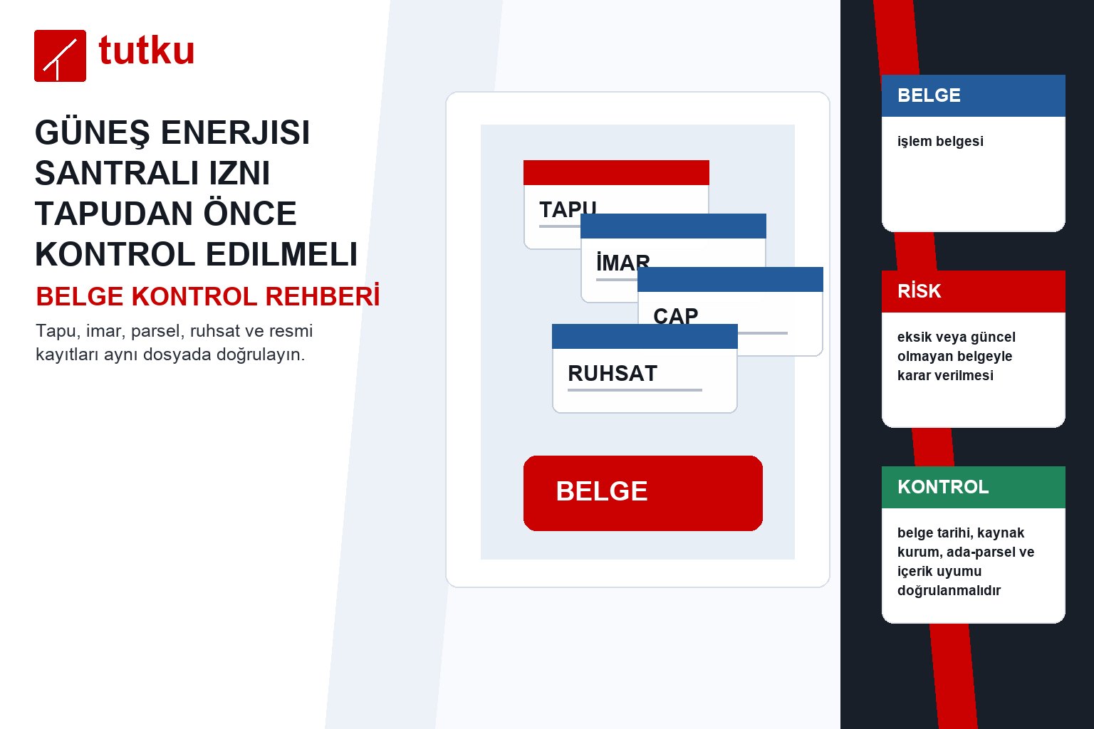 Güneş enerjisi santrali izni tapudan önce kontrol edilmeli mi?
