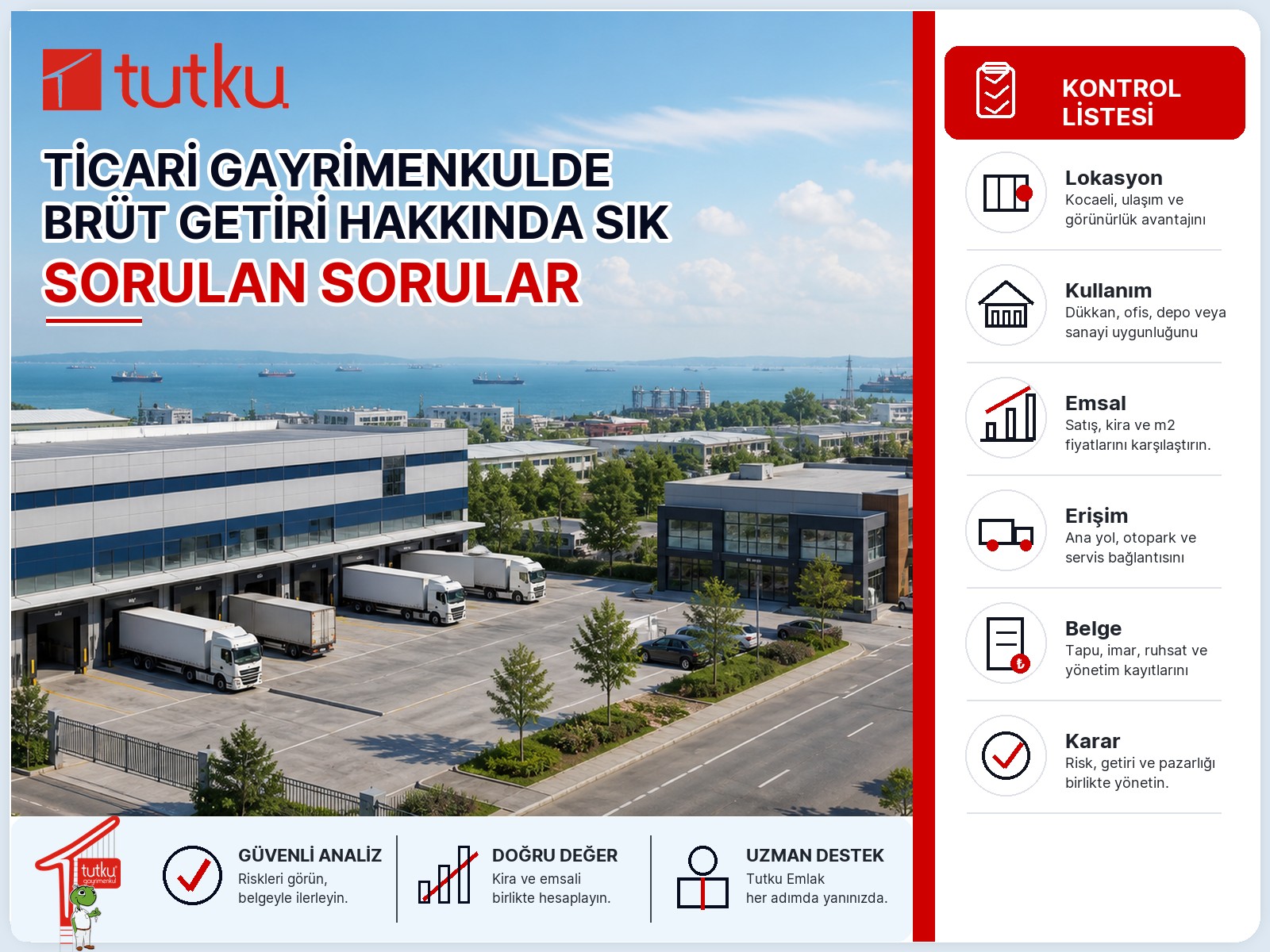 Ticari gayrimenkulde brüt getiri hakkında sık sorulan sorular