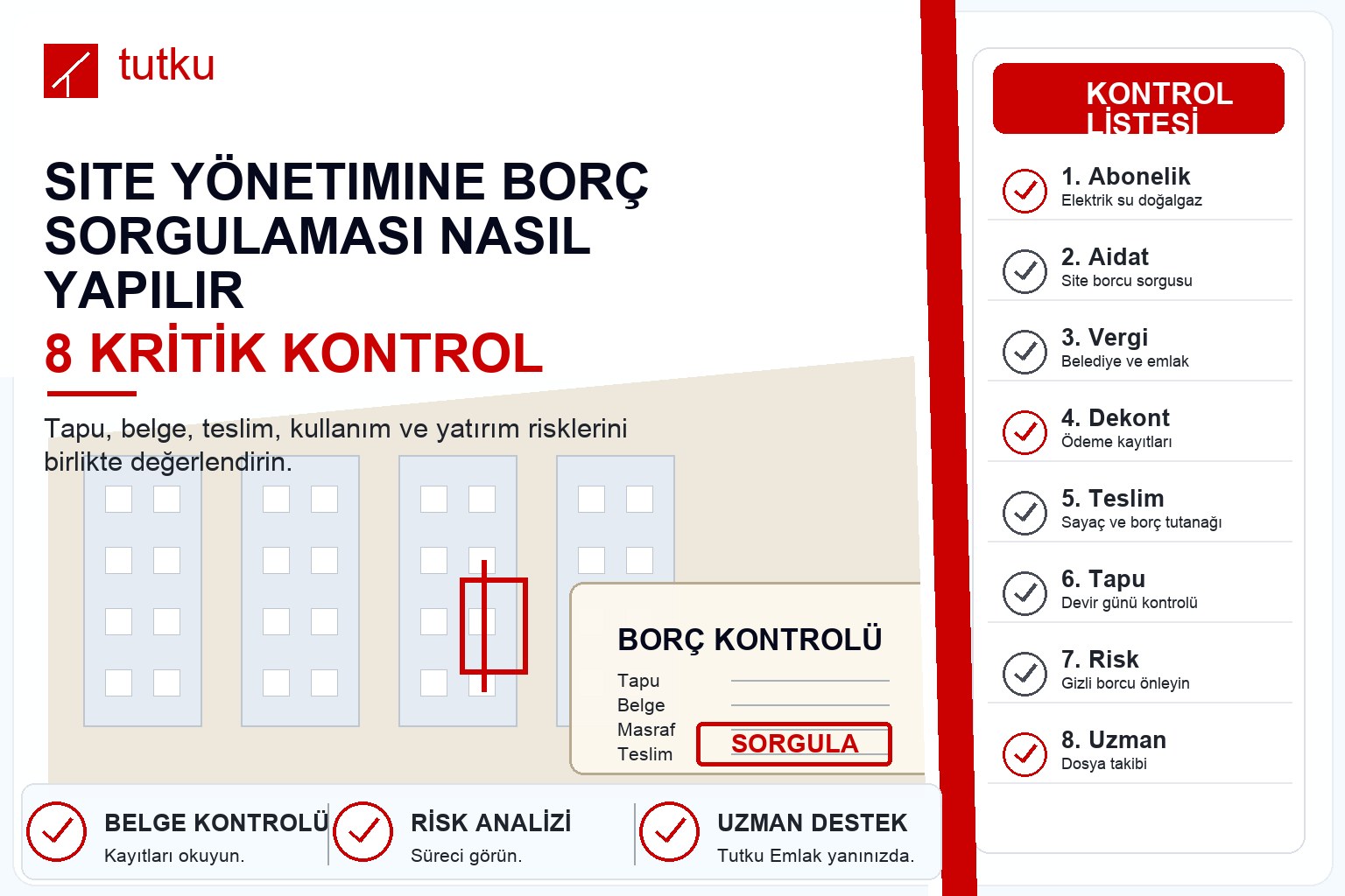 Site yönetimine borç sorgulaması nasıl yapılır?