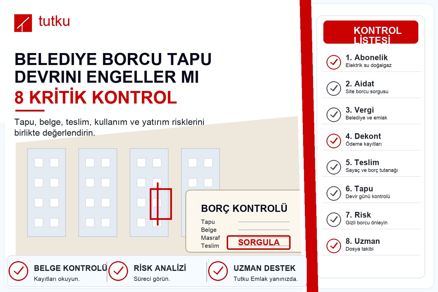 Belediye borcu tapu devrini engeller mi?