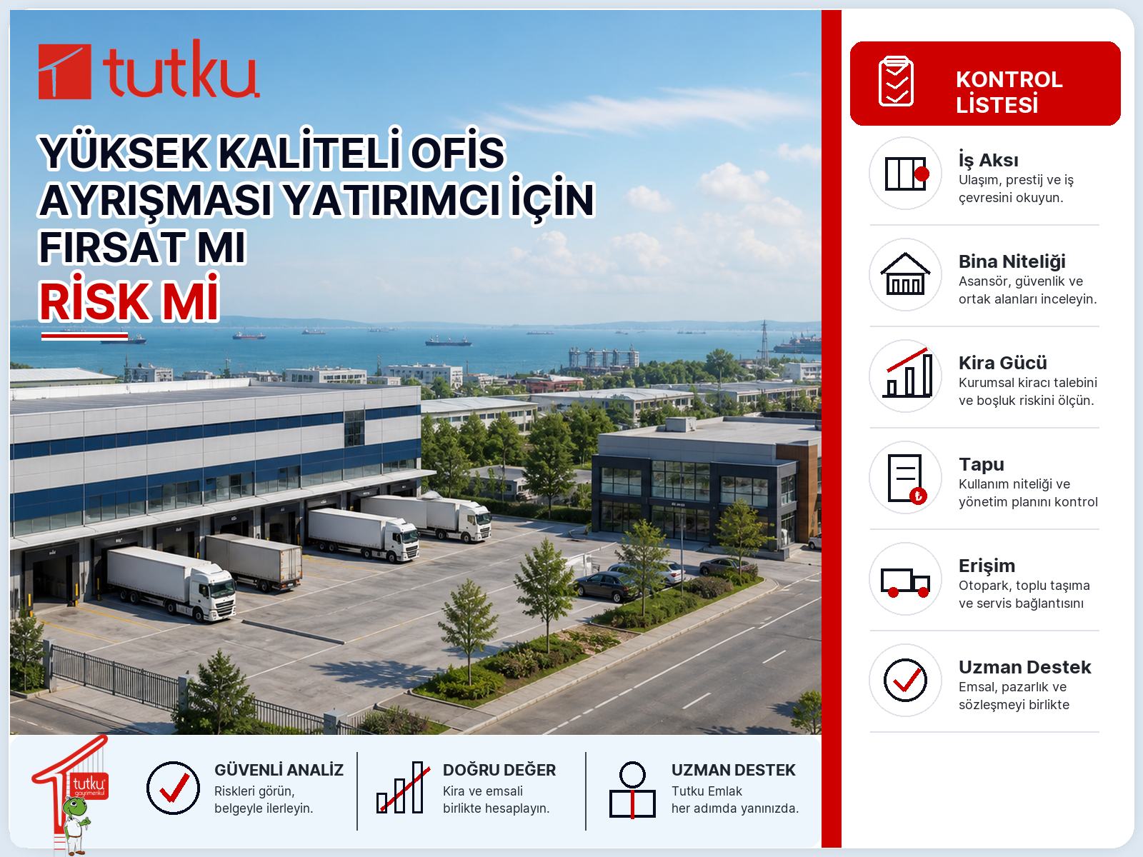Yüksek kaliteli ofis ayrışması yatırımcı için fırsat mı risk mi?