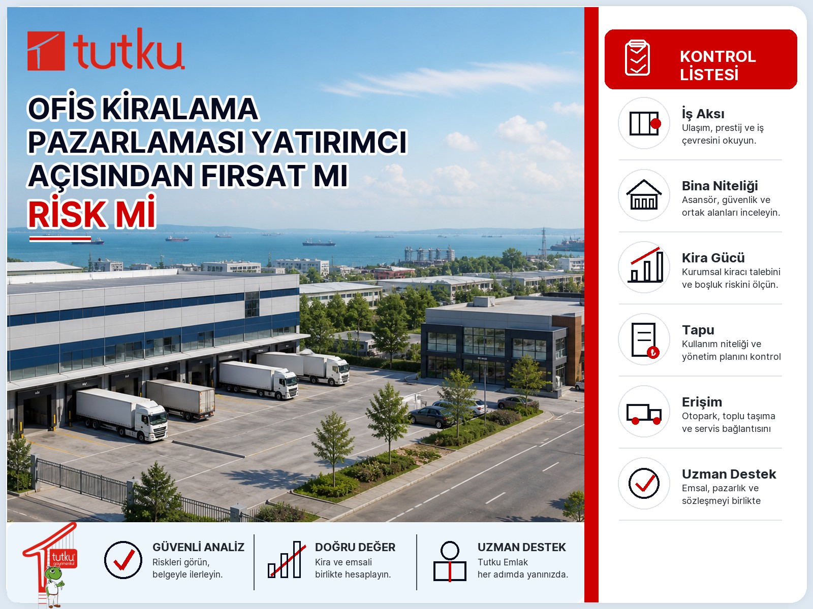 Ofis kiralama pazarlaması yatırımcı açısından fırsat mı risk mi?