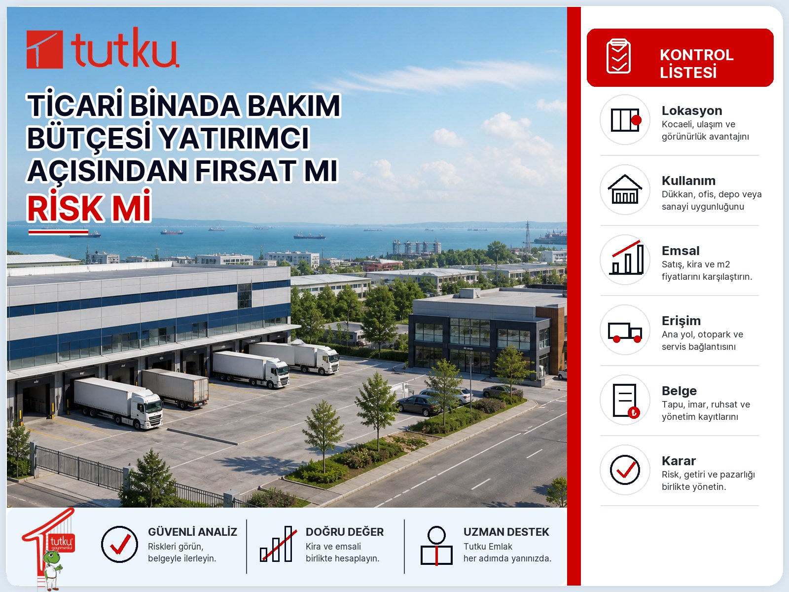Ticari binada bakım bütçesi yatırımcı açısından fırsat mı risk mi?