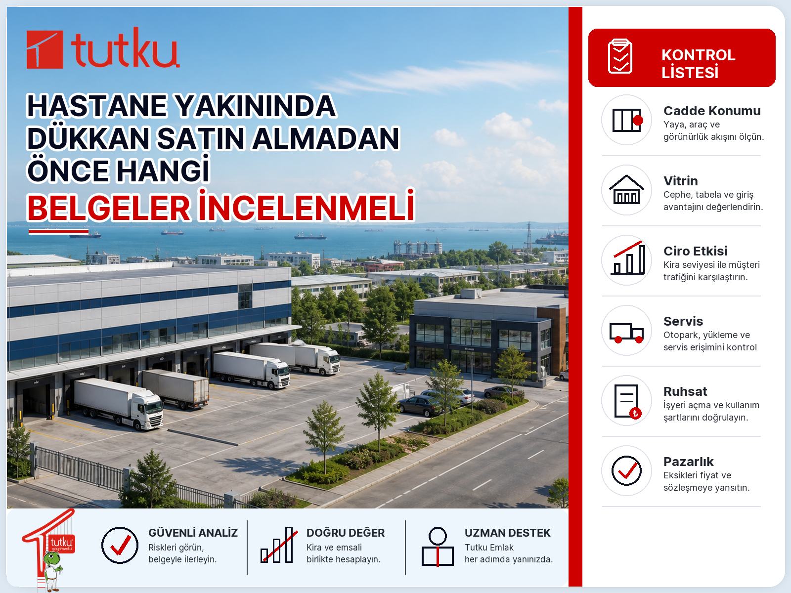 Hastane yakınında dükkan satın almadan önce hangi belgeler incelenmeli?