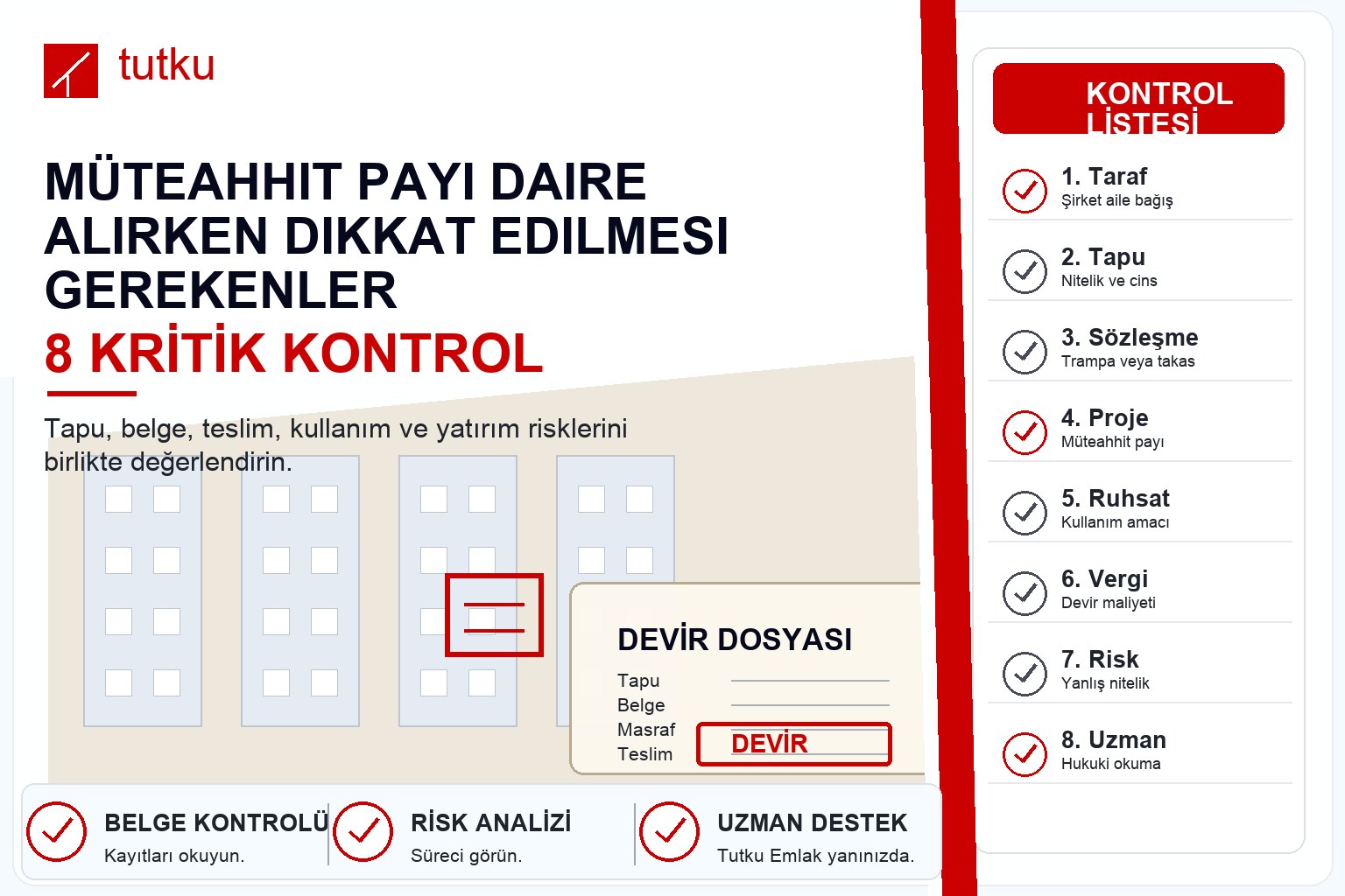 Müteahhit payı daire alırken dikkat edilmesi gerekenler
