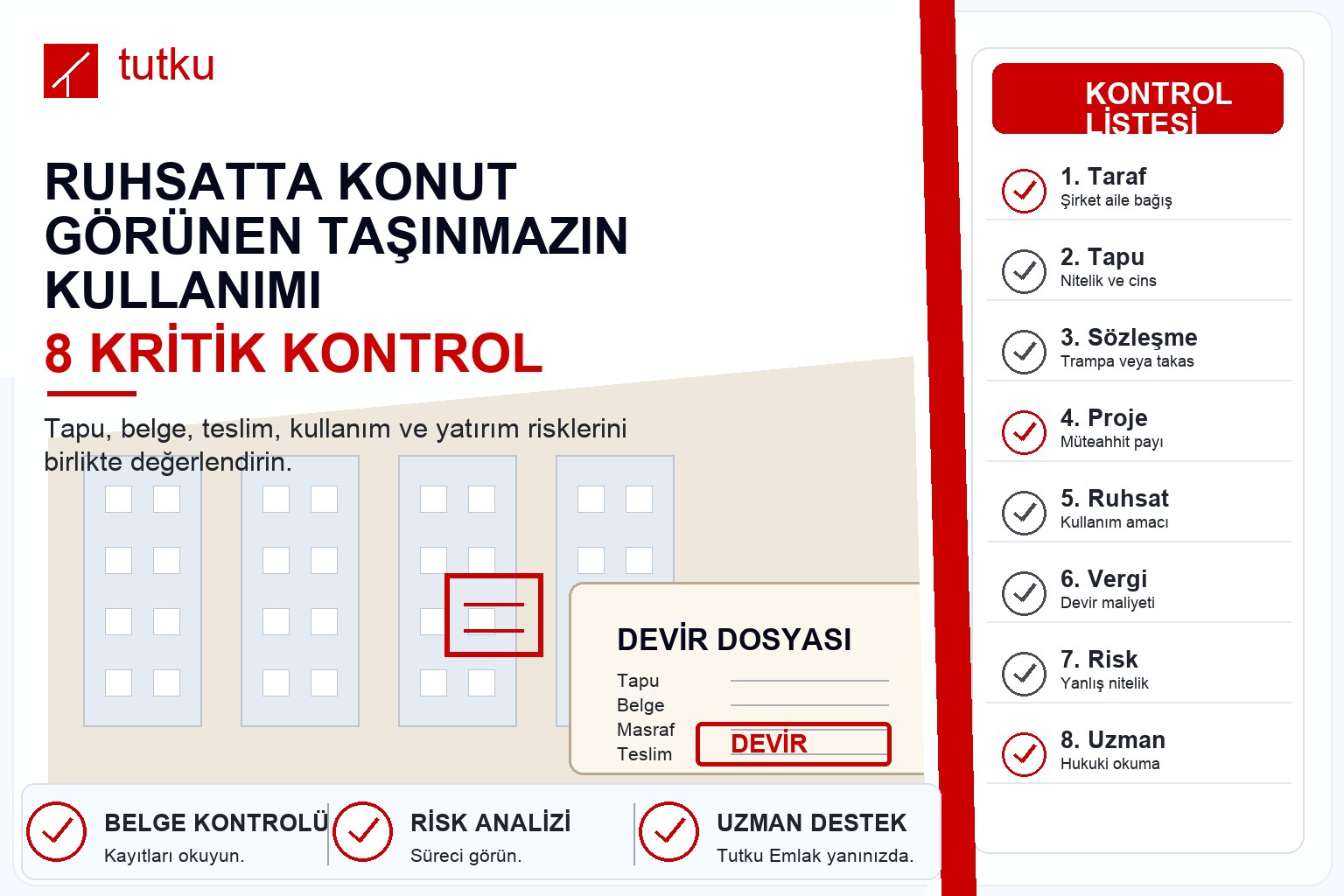 Ruhsatta konut görünen taşınmazın kullanımı