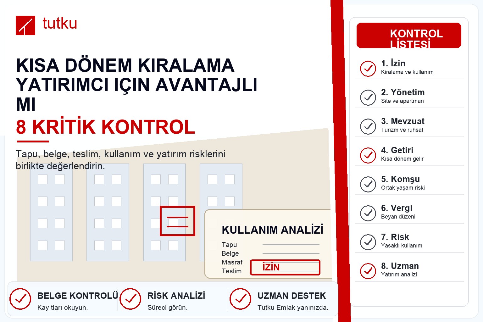 Kısa dönem kiralama yatırımcı için avantajlı mı?
