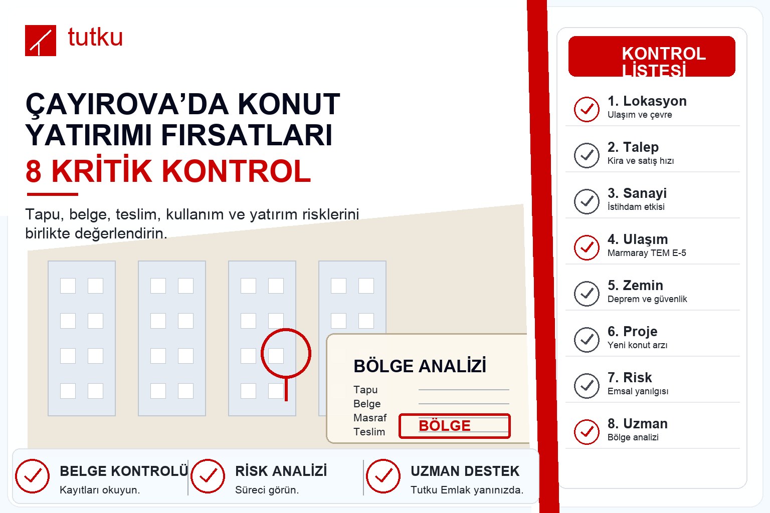 Çayırova’da konut yatırımı fırsatları