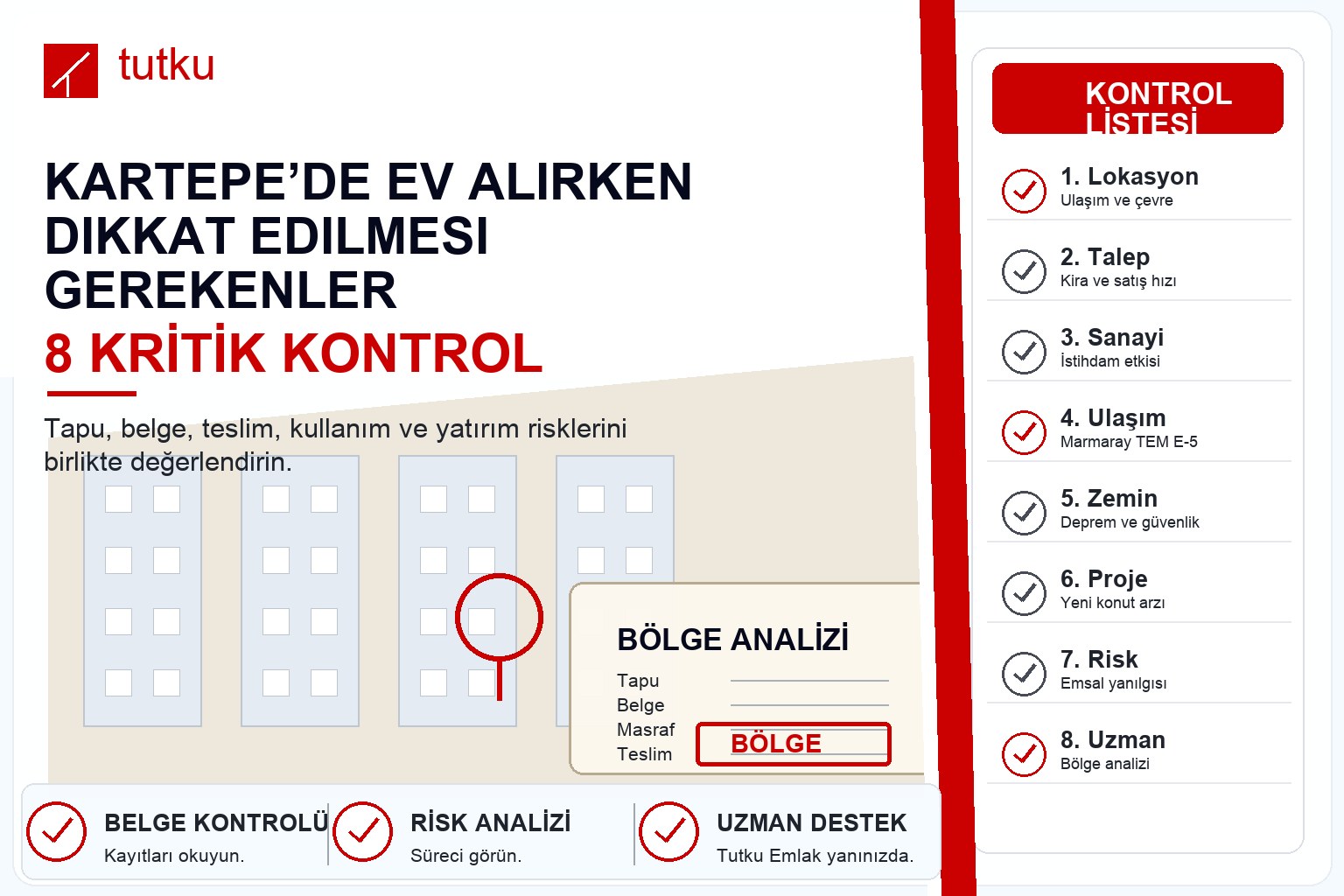 Kartepe’de ev alırken dikkat edilmesi gerekenler