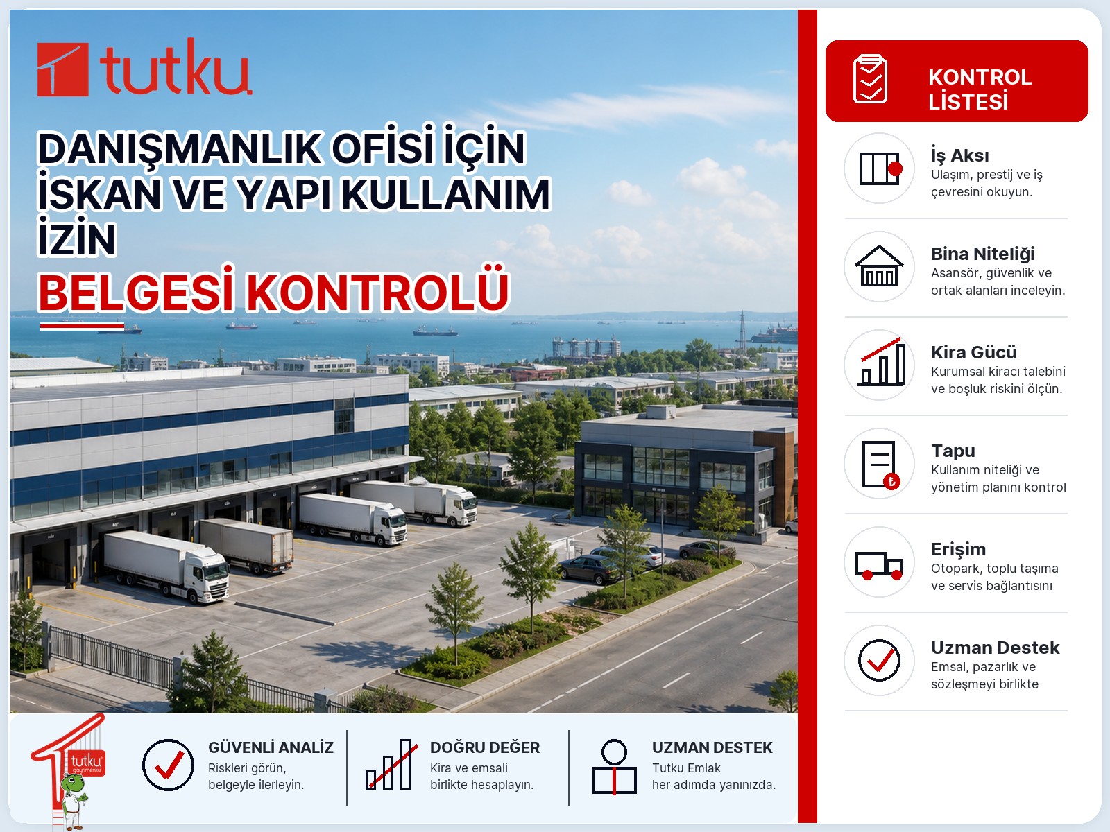Danışmanlık ofisi için iskan ve yapı kullanım izin belgesi kontrolü