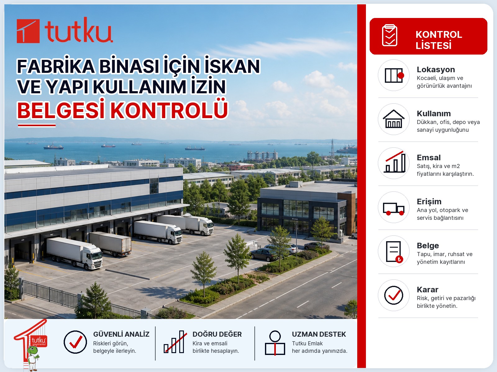 Fabrika binası için iskan ve yapı kullanım izin belgesi kontrolü