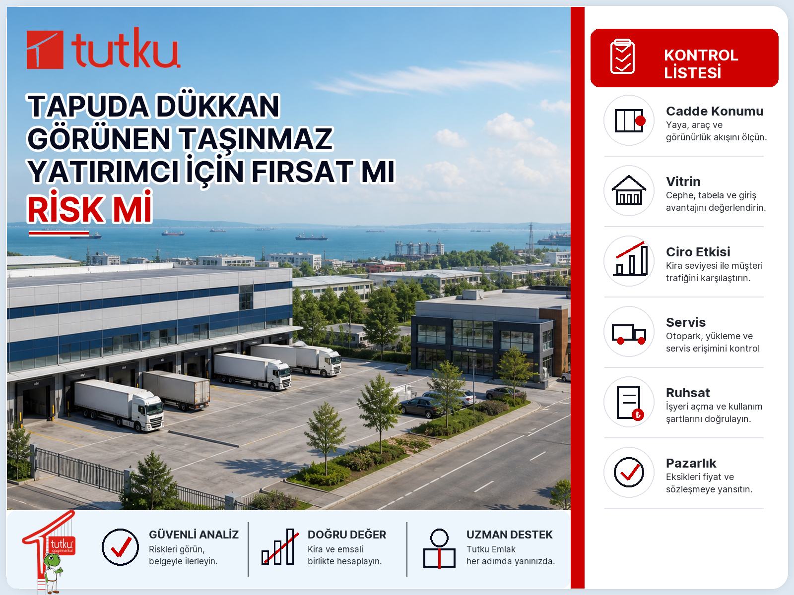Tapuda dükkan görünen taşınmaz yatırımcı için fırsat mı risk mi?