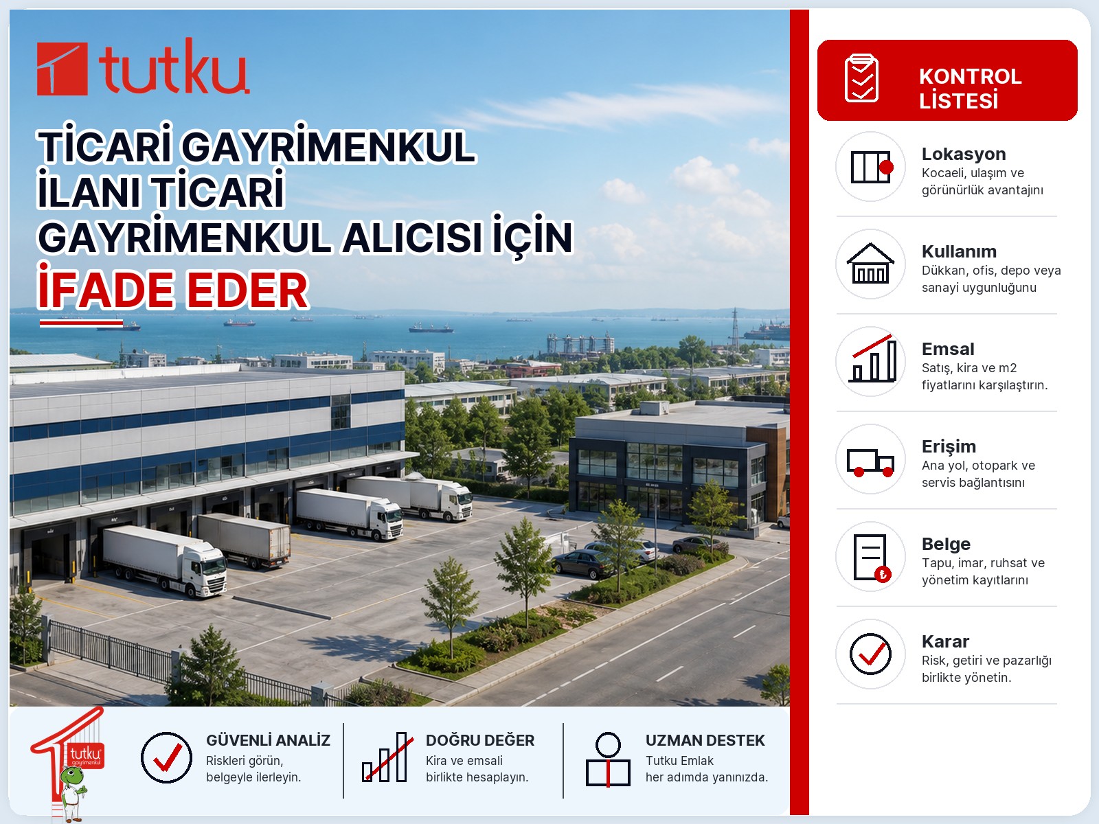 Ticari gayrimenkul ilanı ticari gayrimenkul alıcısı için ne ifade eder?