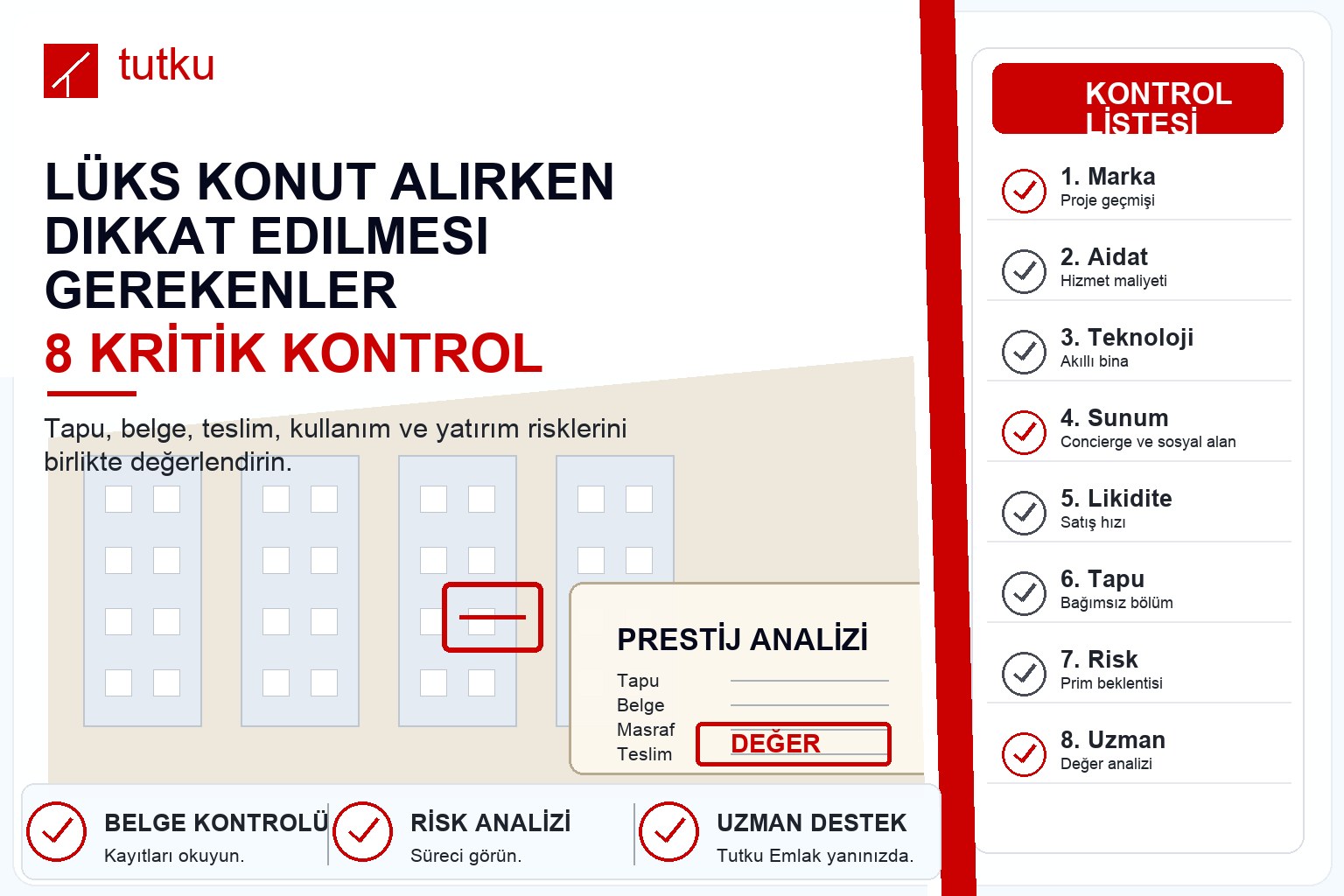 Lüks konut alırken dikkat edilmesi gerekenler