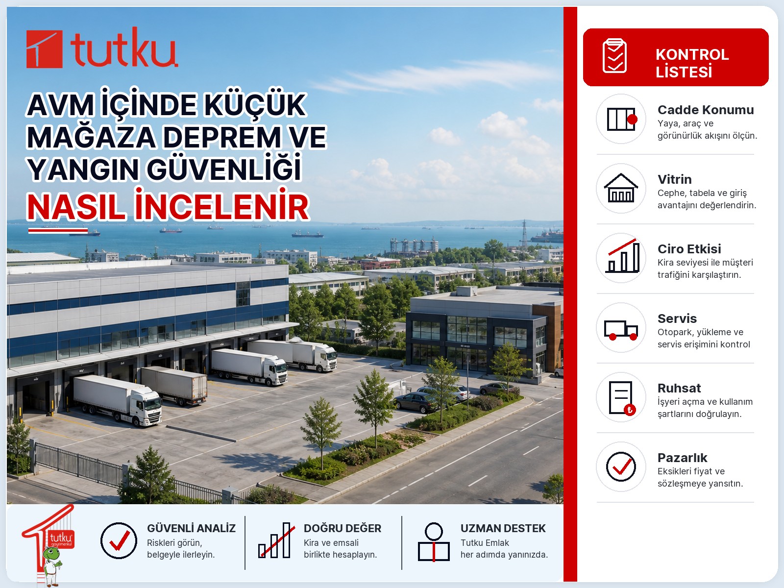 AVM içinde küçük mağaza deprem ve yangın güvenliği açısından nasıl incelenir?