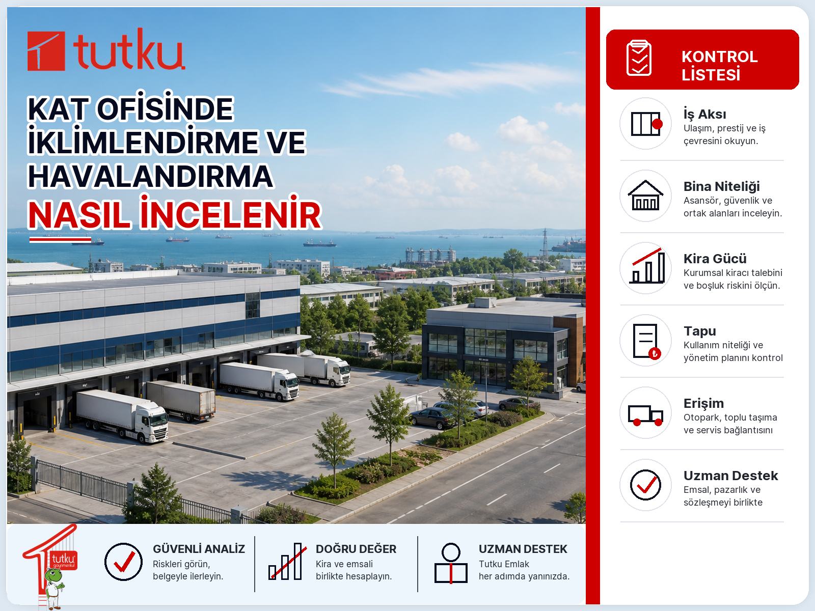 Kat ofisinde iklimlendirme ve havalandırma nasıl incelenir?
