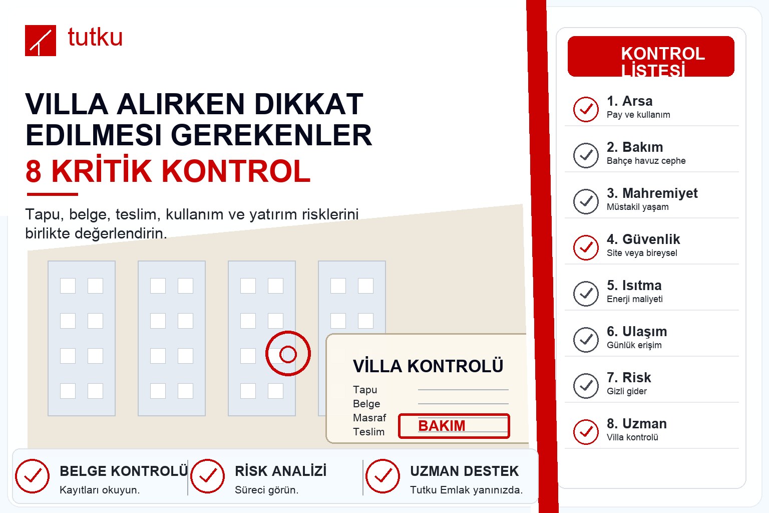 Villa alırken dikkat edilmesi gerekenler