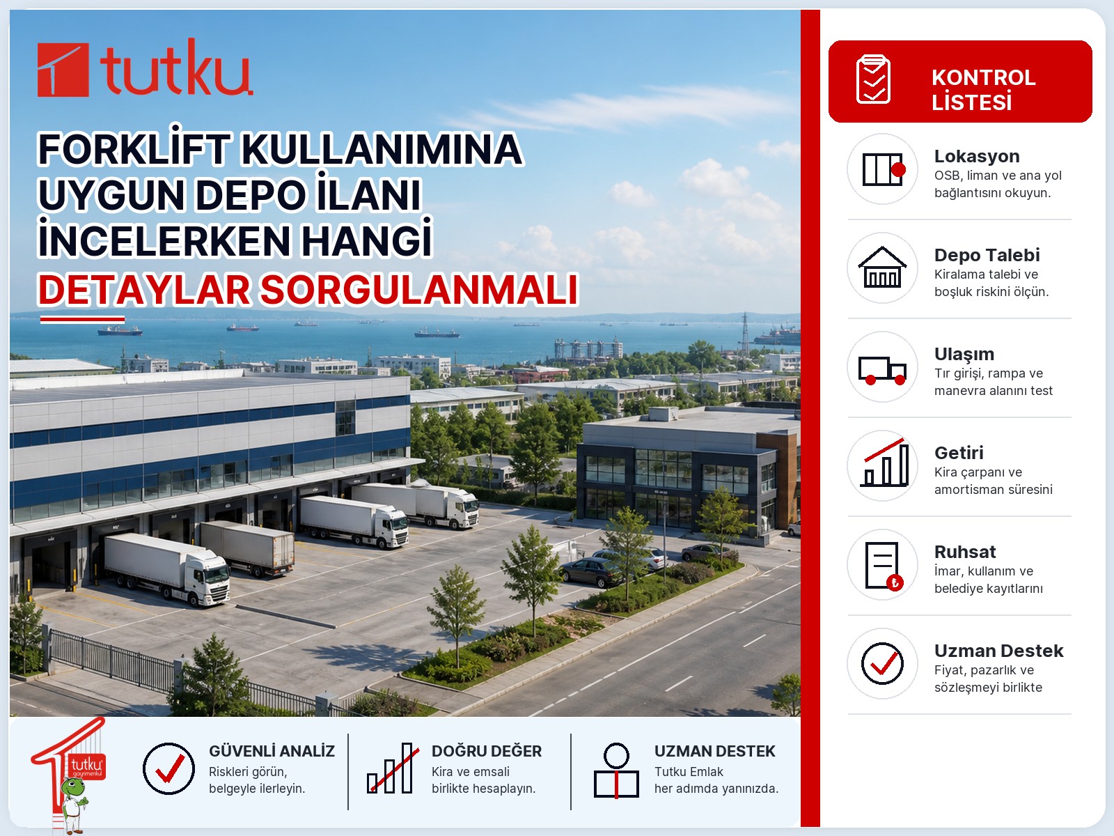 Forklift kullanımına uygun depo ilanı incelerken hangi detaylar sorgulanmalı?