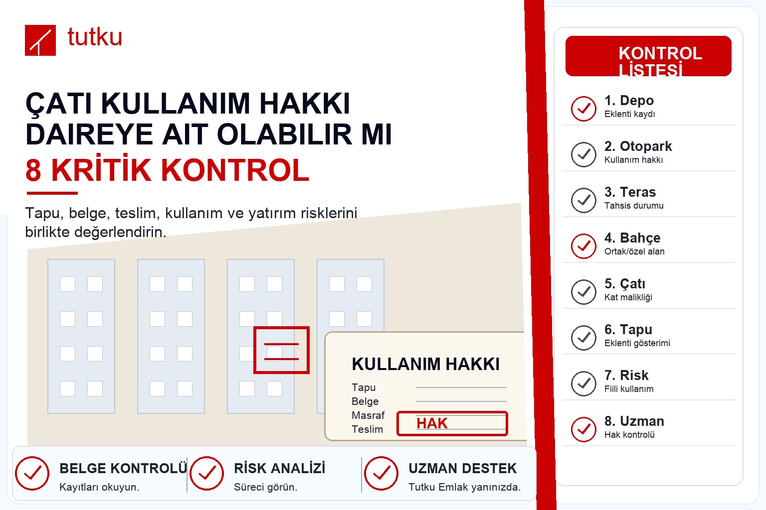 Çatı kullanım hakkı daireye ait olabilir mi?