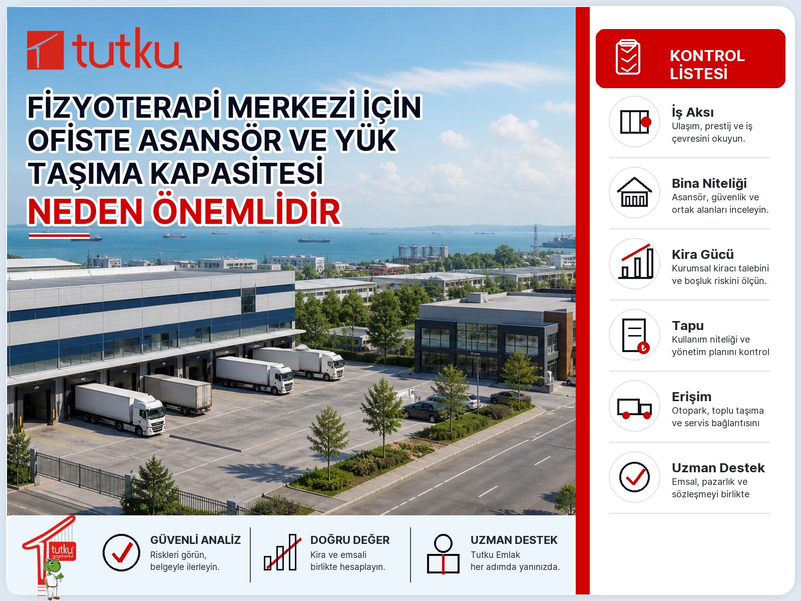 Fizyoterapi merkezi için ofiste asansör ve yük taşıma kapasitesi neden önemlidir?