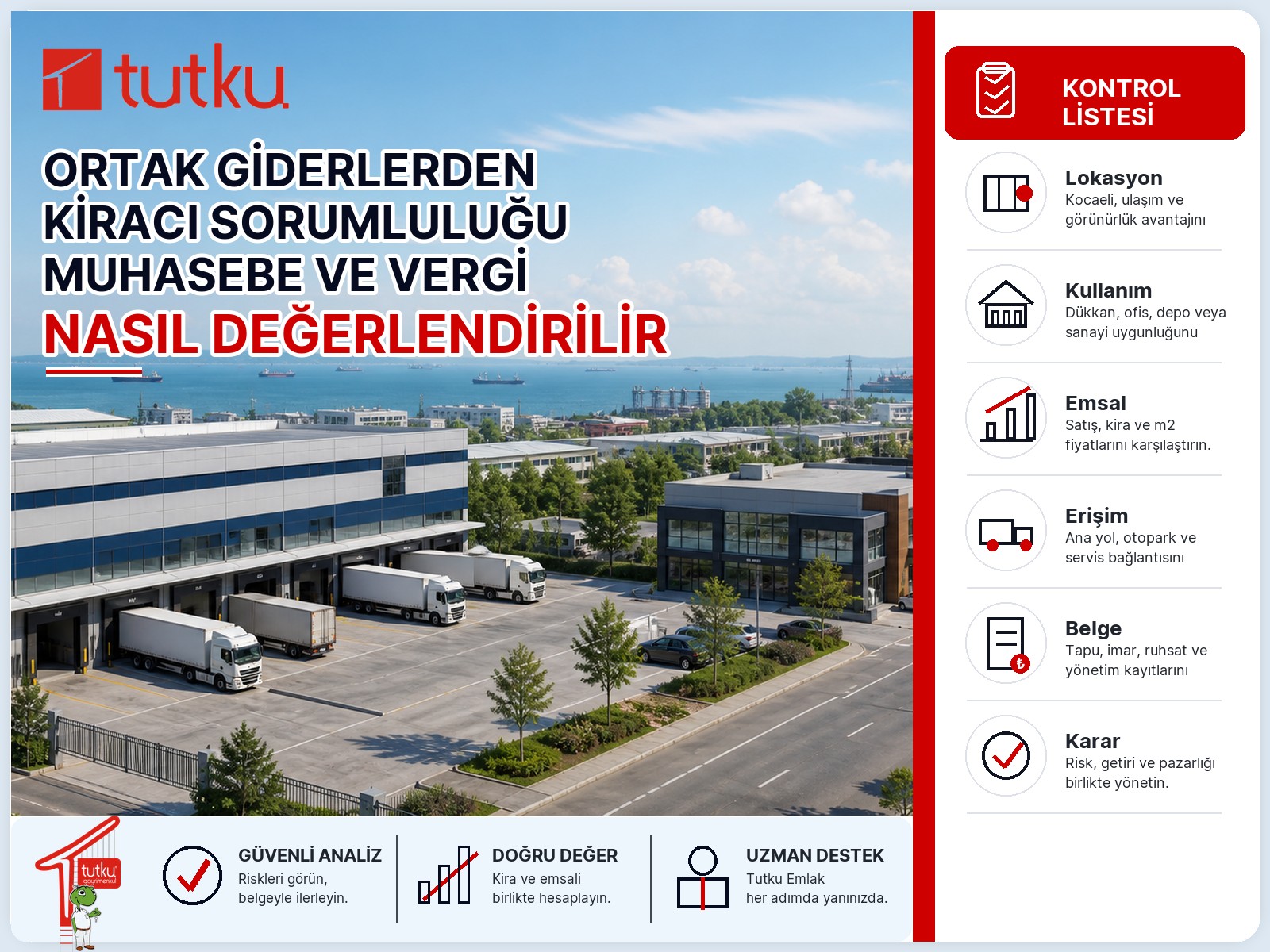 Ortak giderlerden kiracı sorumluluğu muhasebe ve vergi açısından nasıl değerlendirilir?