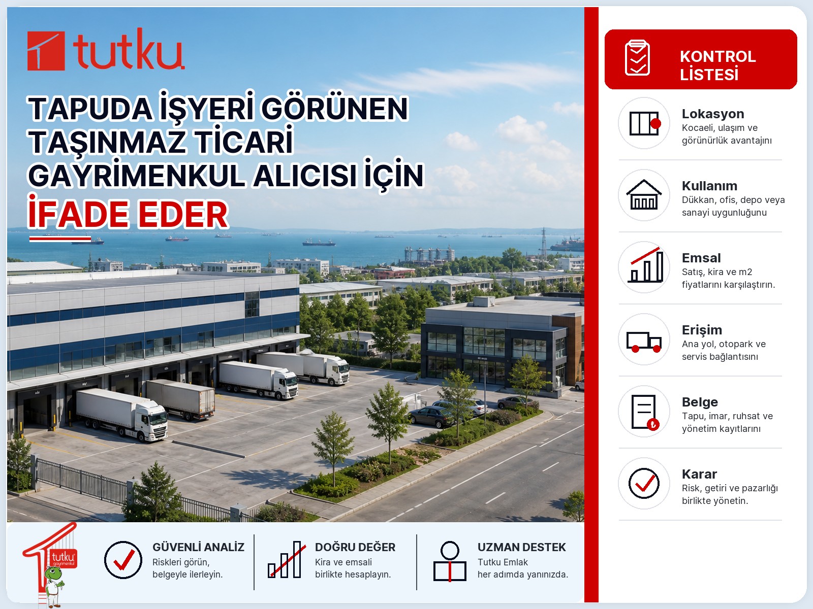 Tapuda işyeri görünen taşınmaz ticari gayrimenkul alıcısı için ne ifade eder?