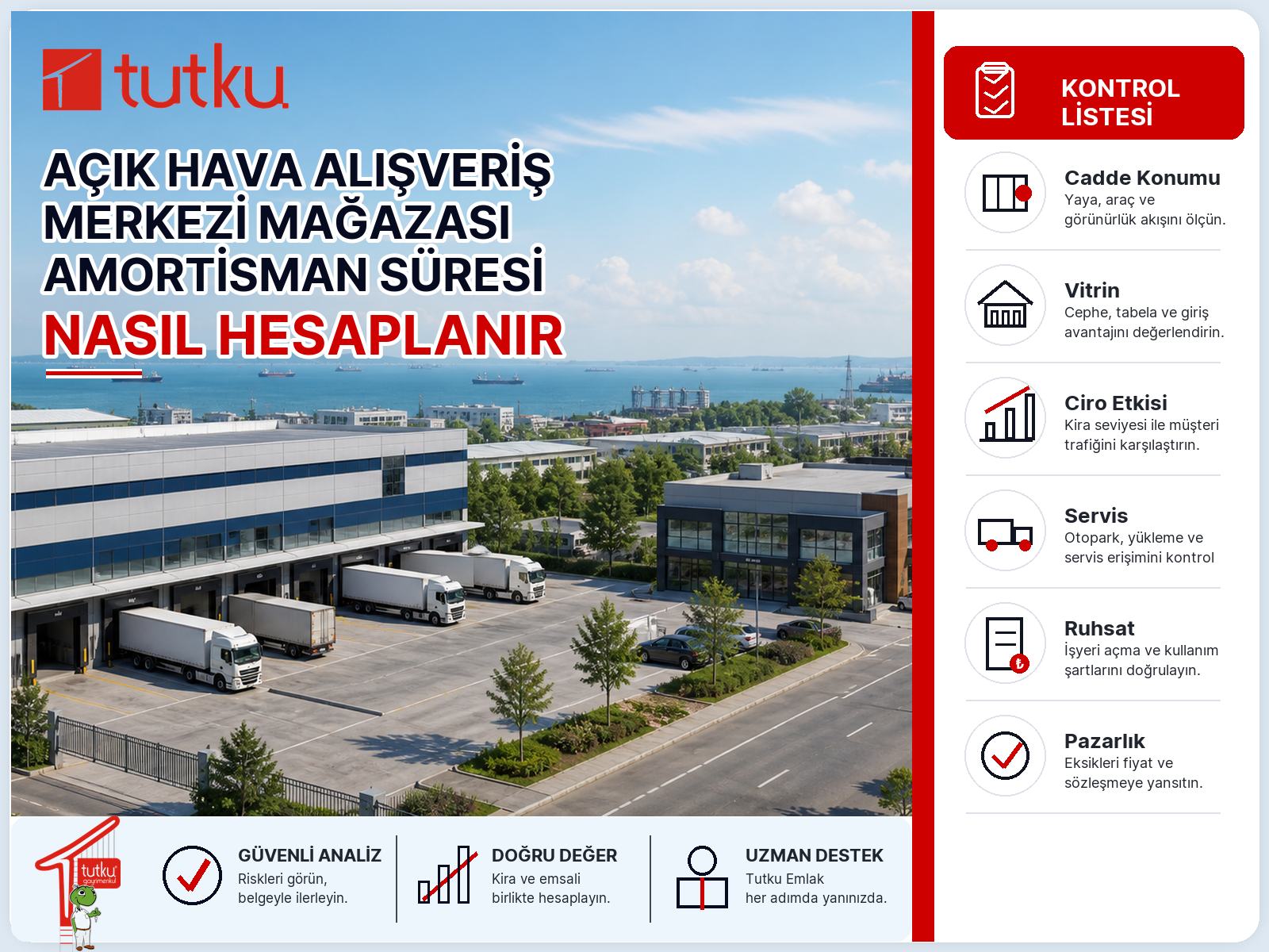 Açık hava alışveriş merkezi mağazası amortisman süresi nasıl hesaplanır?