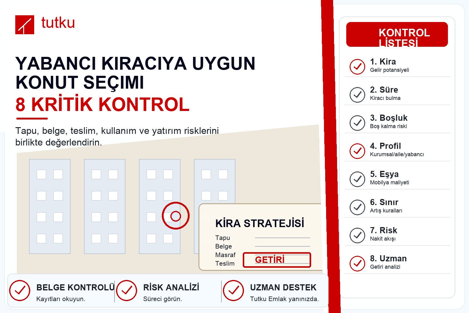Yabancı kiracıya uygun konut seçimi