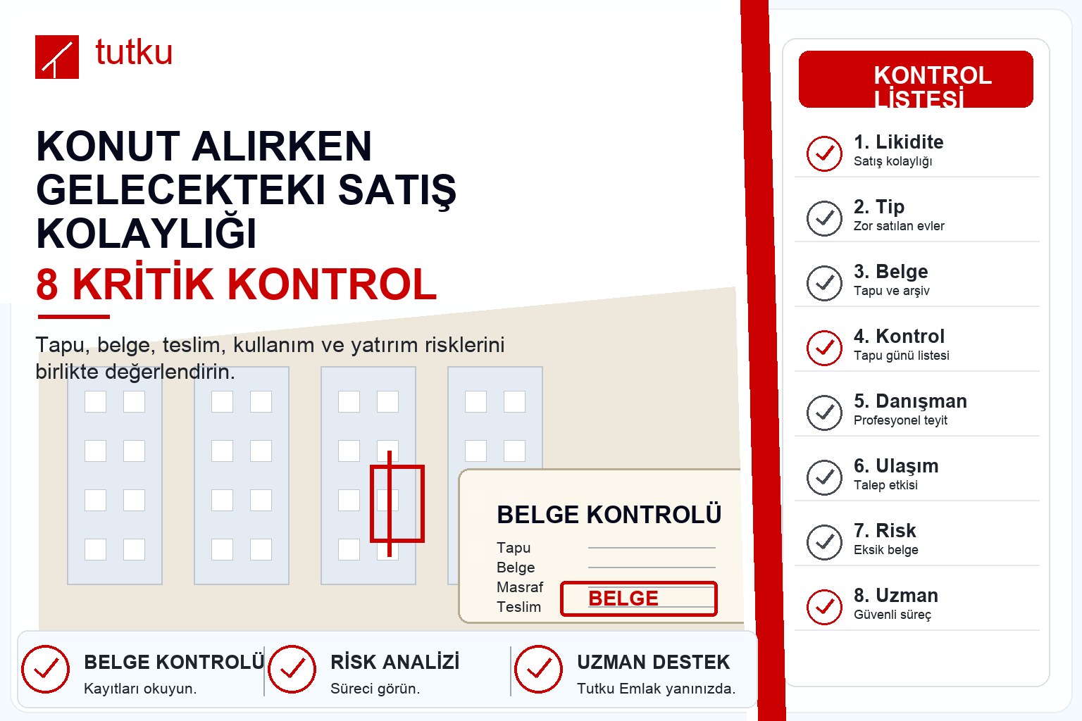Konut alırken gelecekteki satış kolaylığı