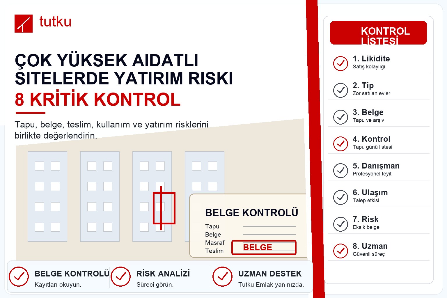 Çok yüksek aidatlı sitelerde yatırım riski