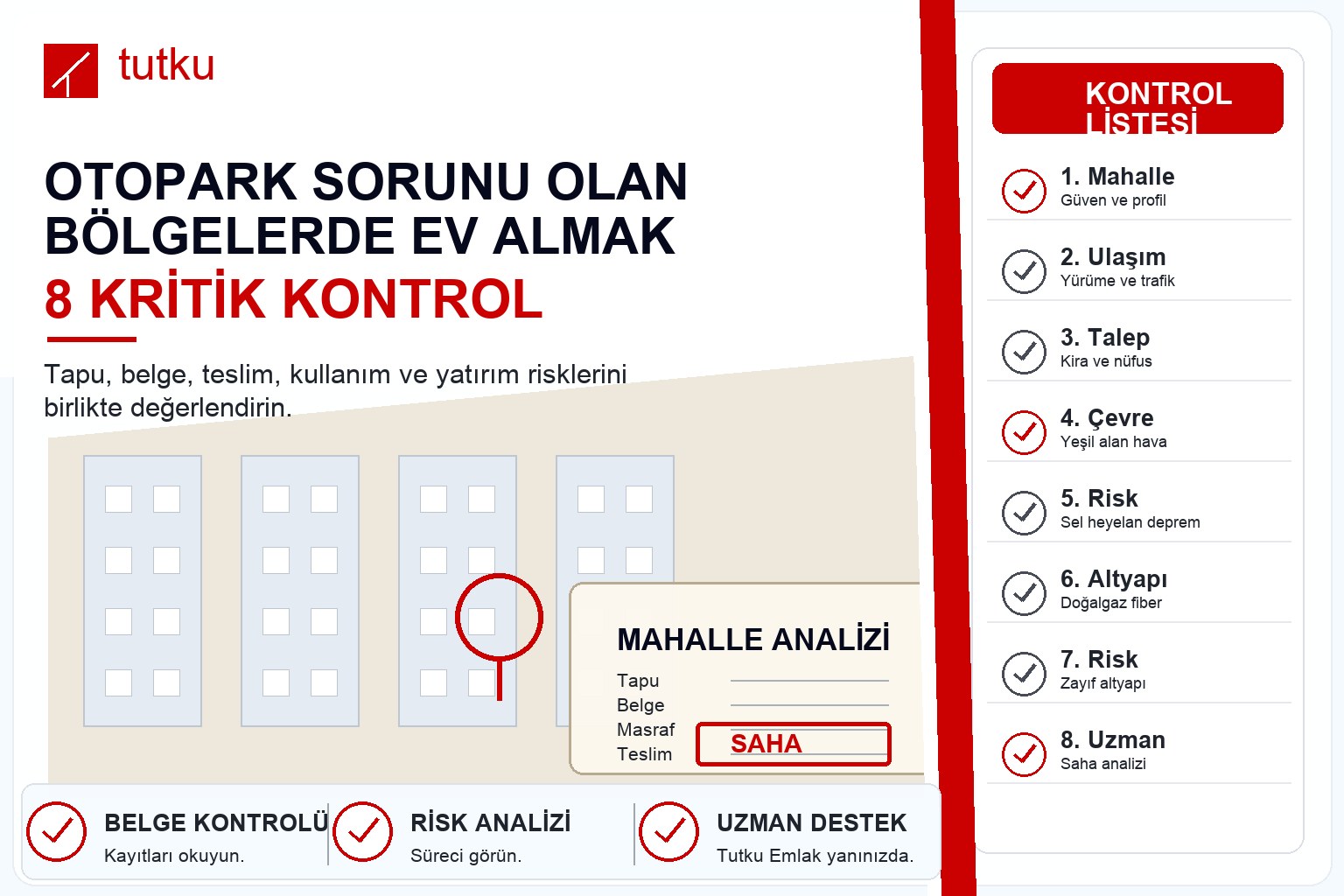 Otopark sorunu olan bölgelerde ev almak