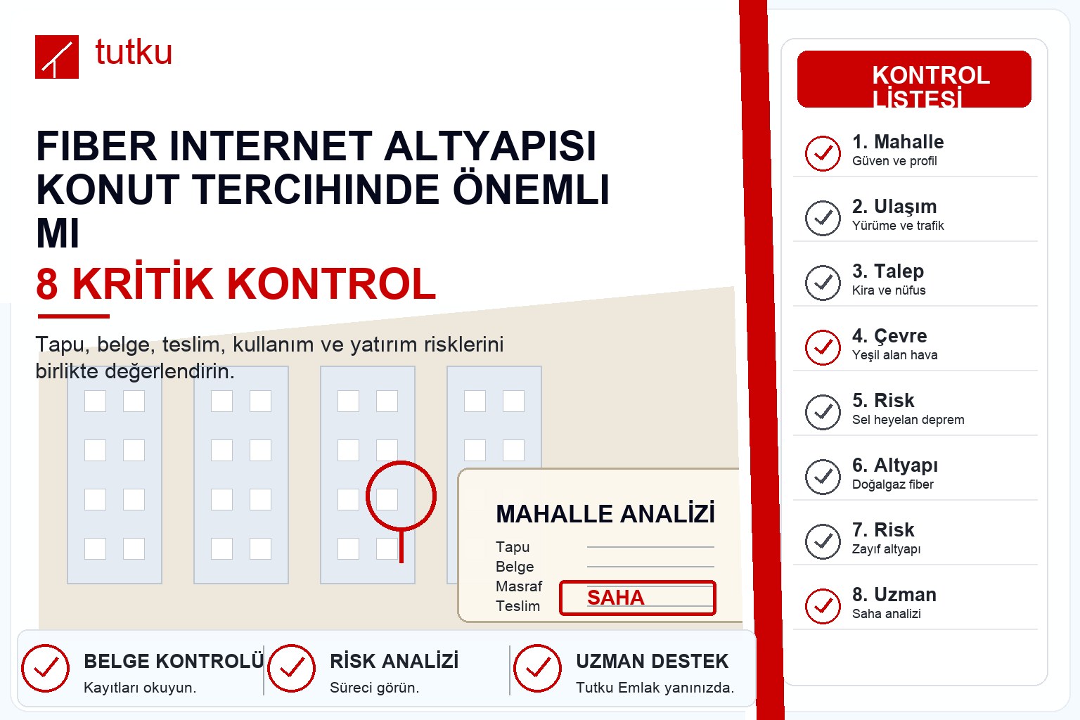 Fiber internet altyapısı konut tercihinde önemli mi?