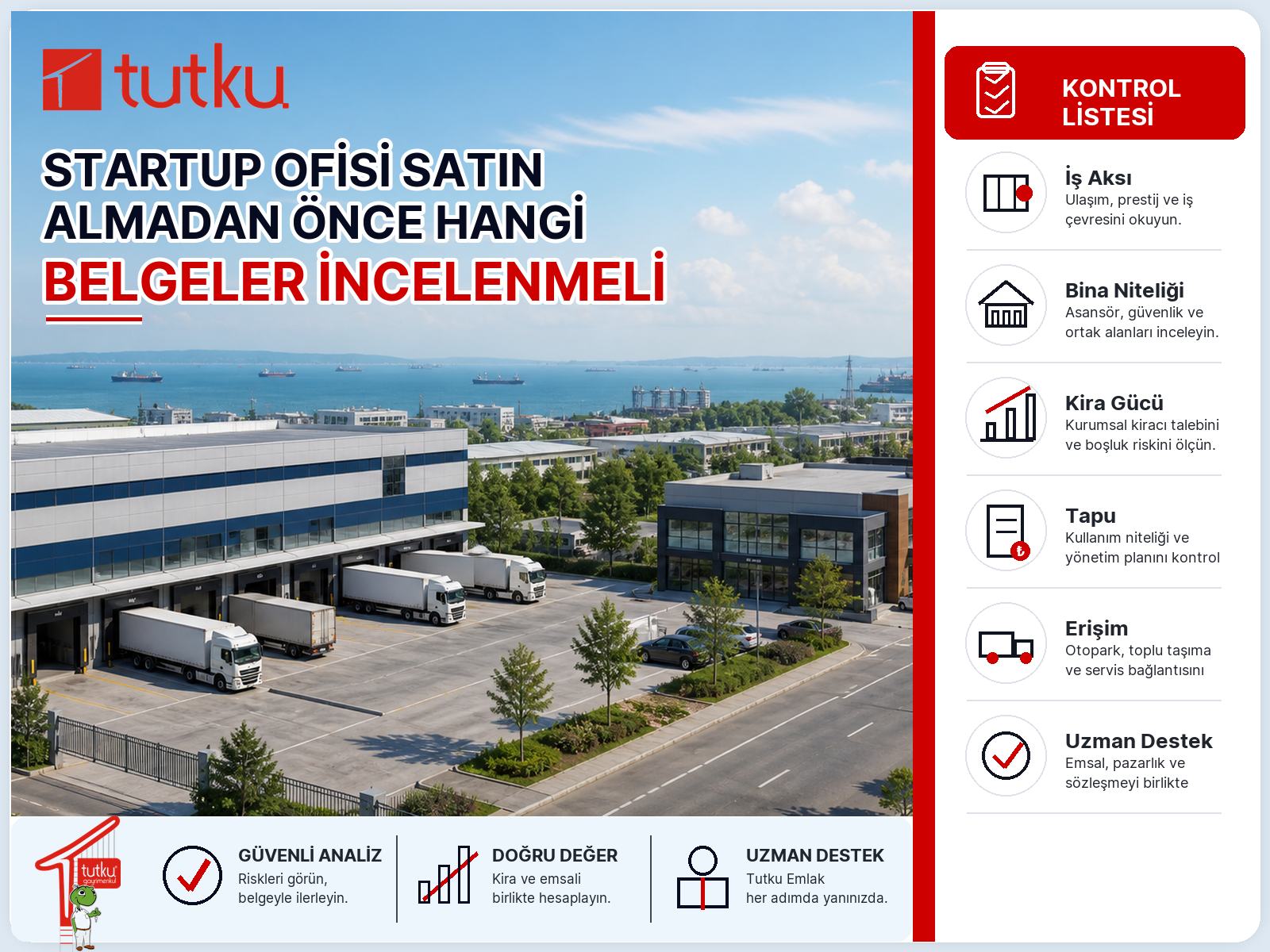 Startup ofisi satın almadan önce hangi belgeler incelenmeli?