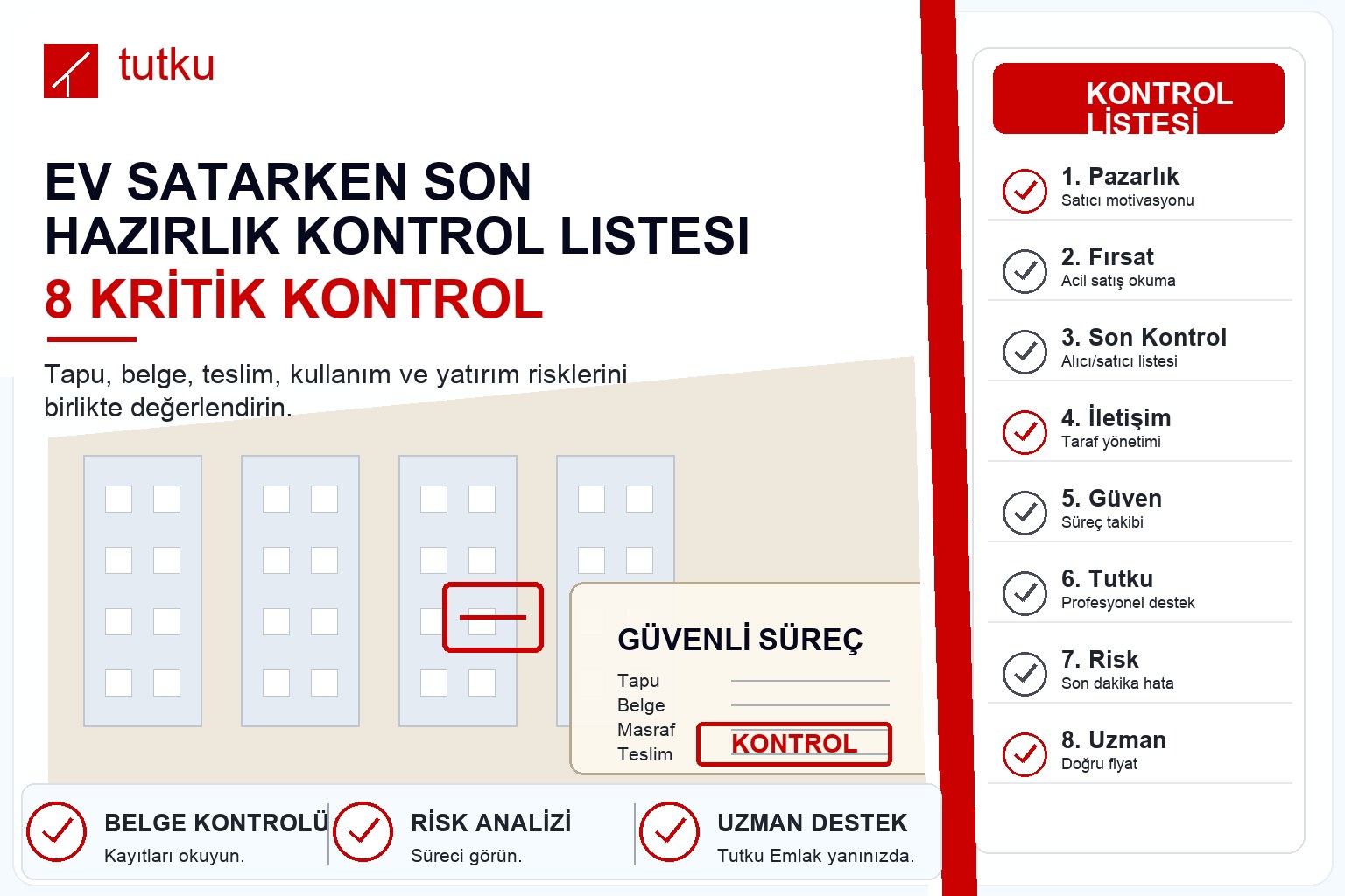 Ev satarken son hazırlık kontrol listesi
